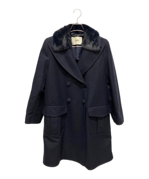 【お取り置き購入不可】新品未使用 fendi ミンク シャツコート 中古・古着通販】FENDI (フェンディ) ミンクファー付サイドプリーツ