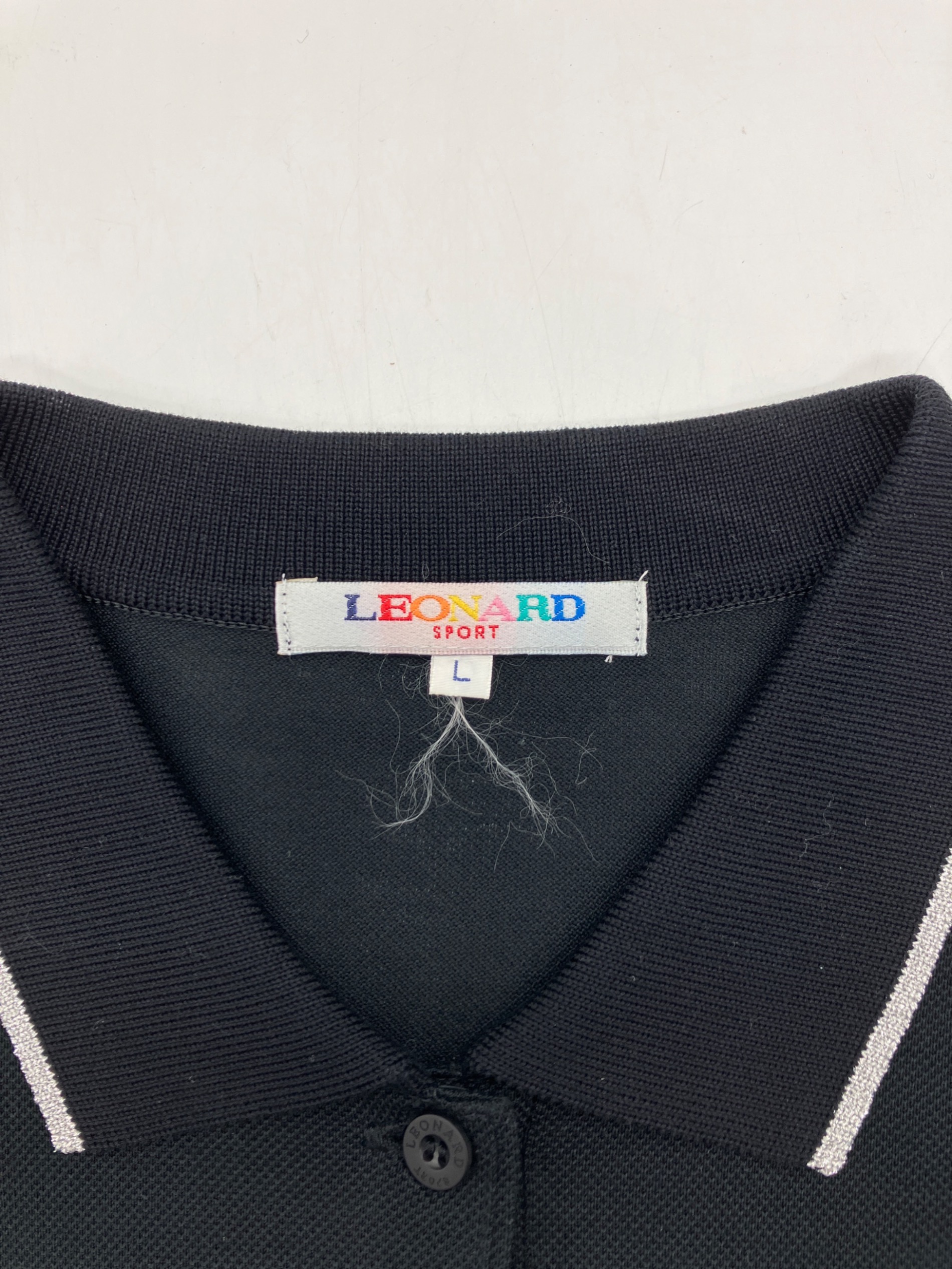 中古・古着通販】LAONARD (レオナード) フラワー刺繍ポロシャツ