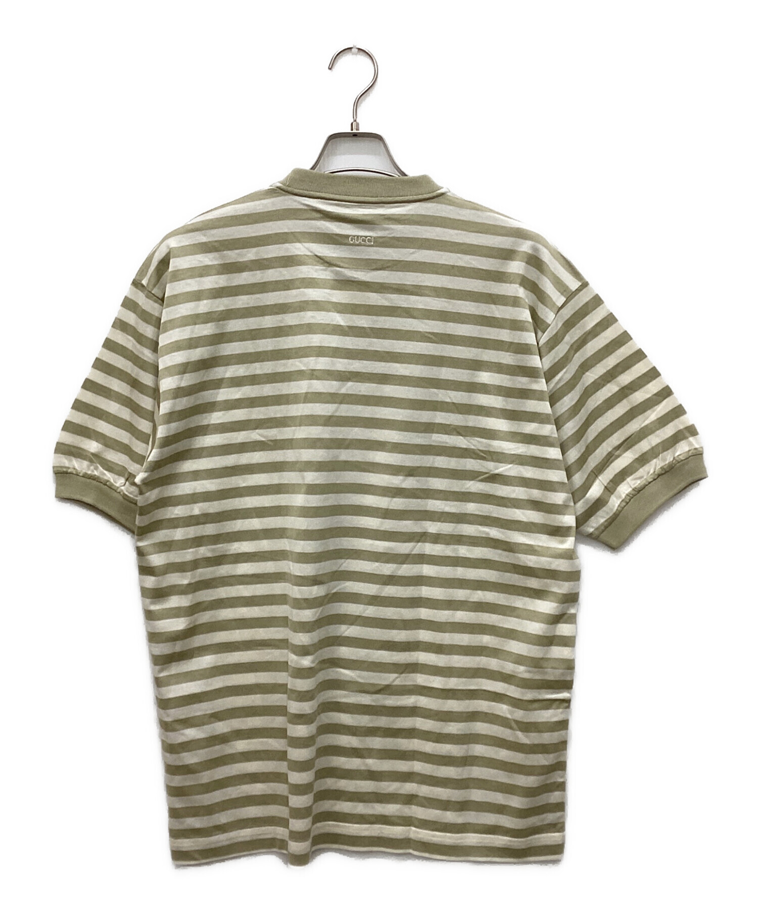 中古・古着通販】GUCCI (グッチ) OLDバック刺繍ボーダーTシャツ