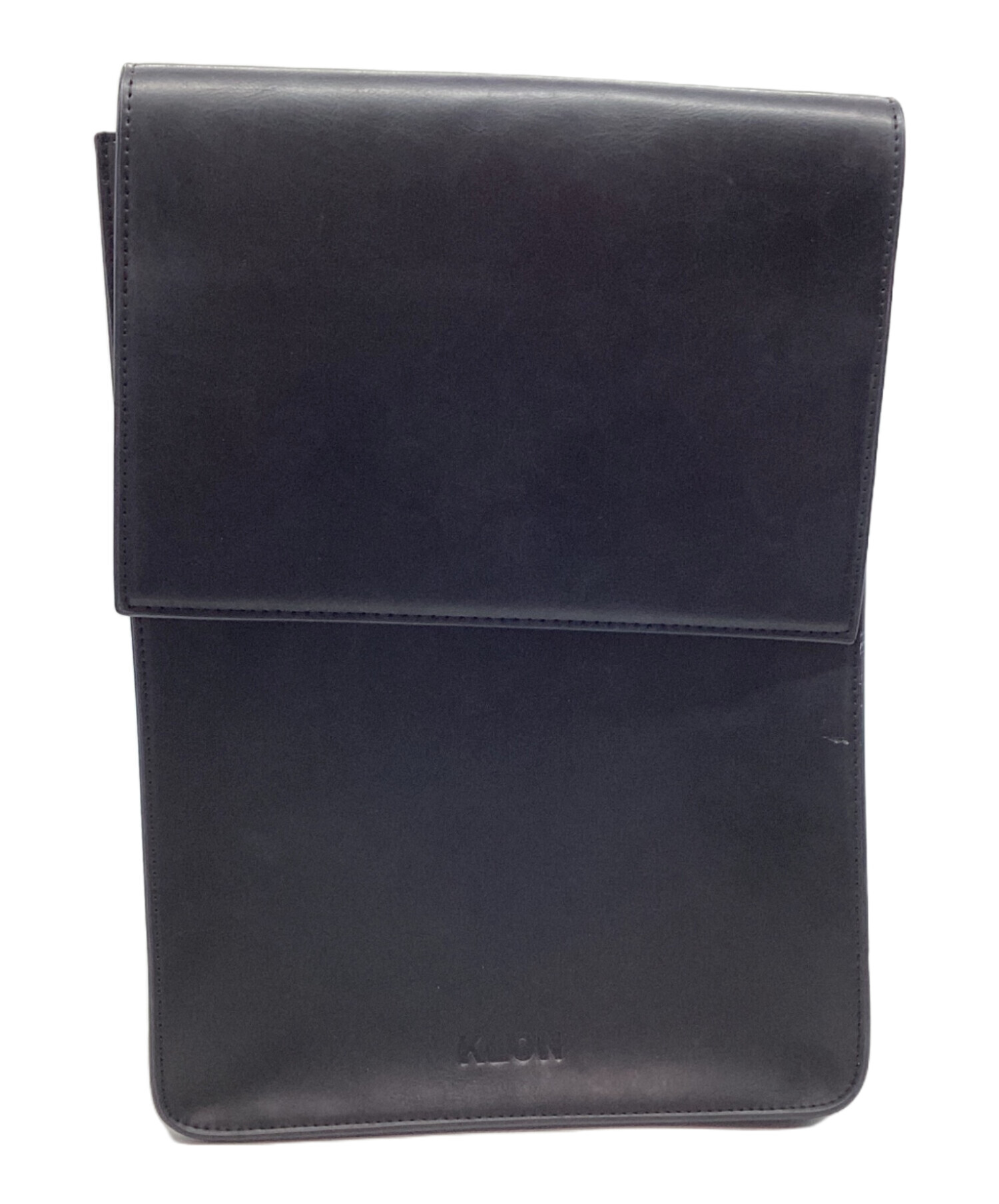 中古・古着通販】KLON (クローン) SQUARE LINE RUCKSACK ブラック 