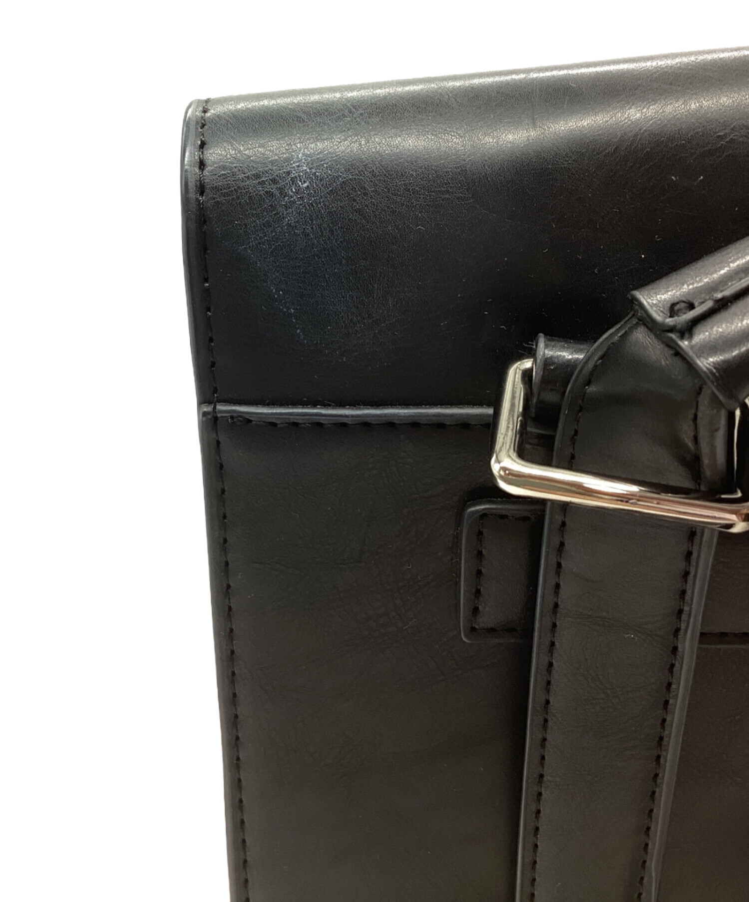 中古・古着通販】KLON (クローン) SQUARE LINE RUCKSACK ブラック 