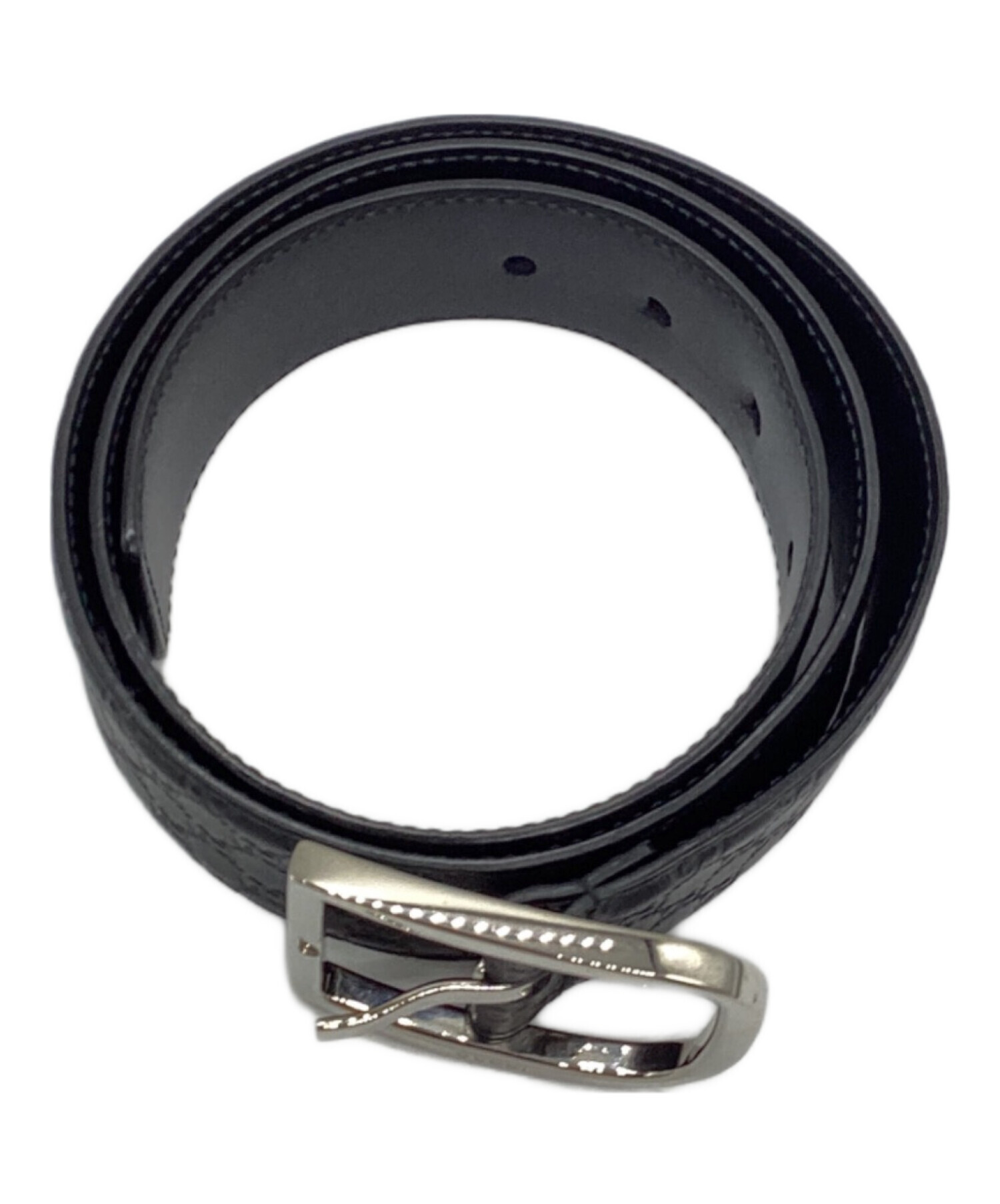 中古・古着通販】GUCCI (グッチ) マイクログッチシマレザーベルト