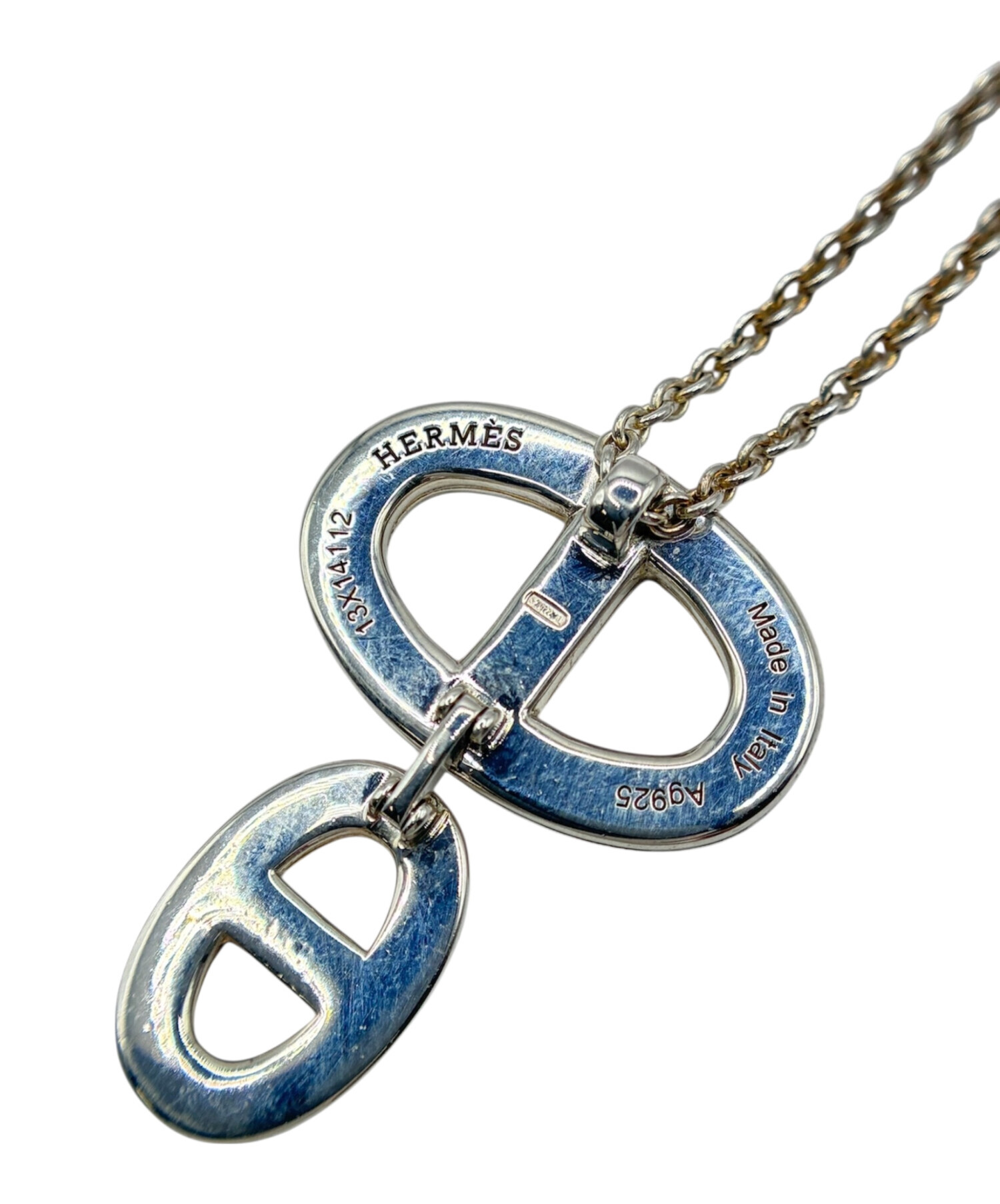 中古・古着通販】HERMES (エルメス) シェーヌダンクル24ネックレス