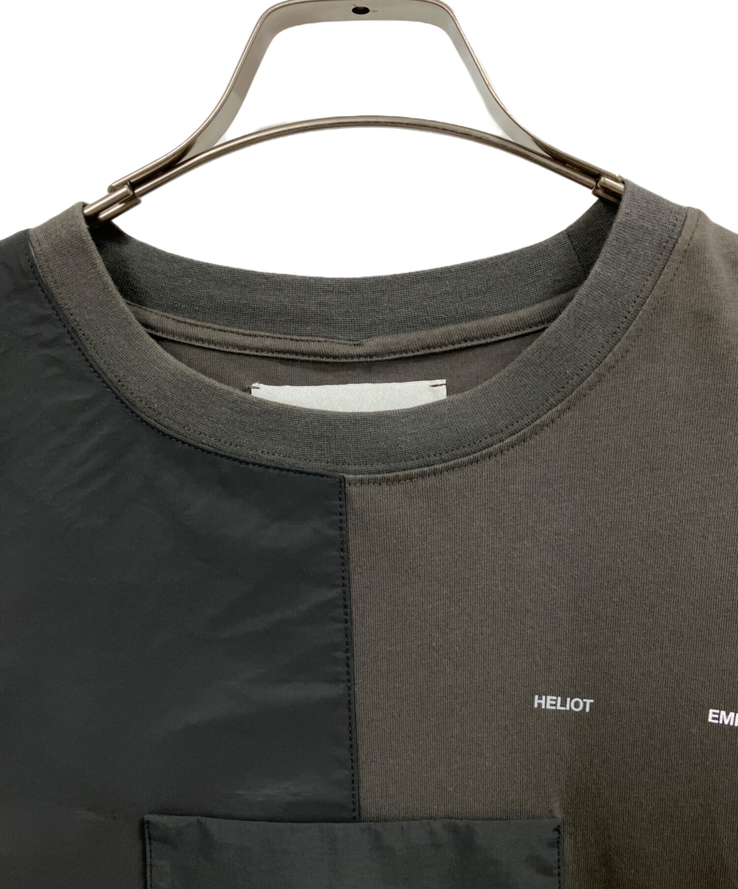 中古・古着通販】HELIOT EMIL (ヘリオットエミル) ドッキングTシャツ