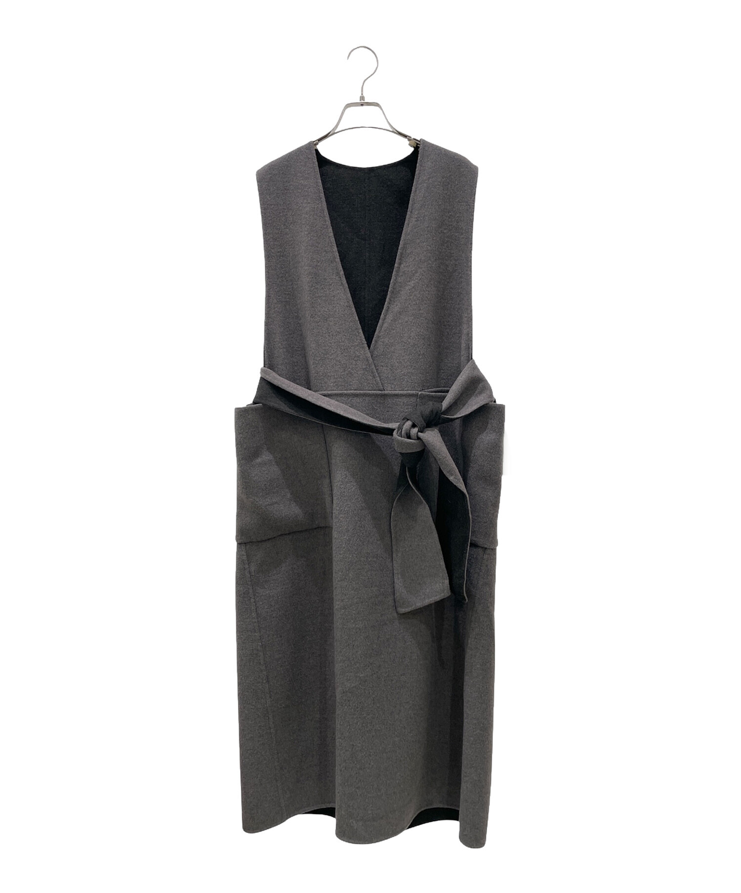 中古・古着通販】DRAWER (ドゥロワー) ウールリバーVネック