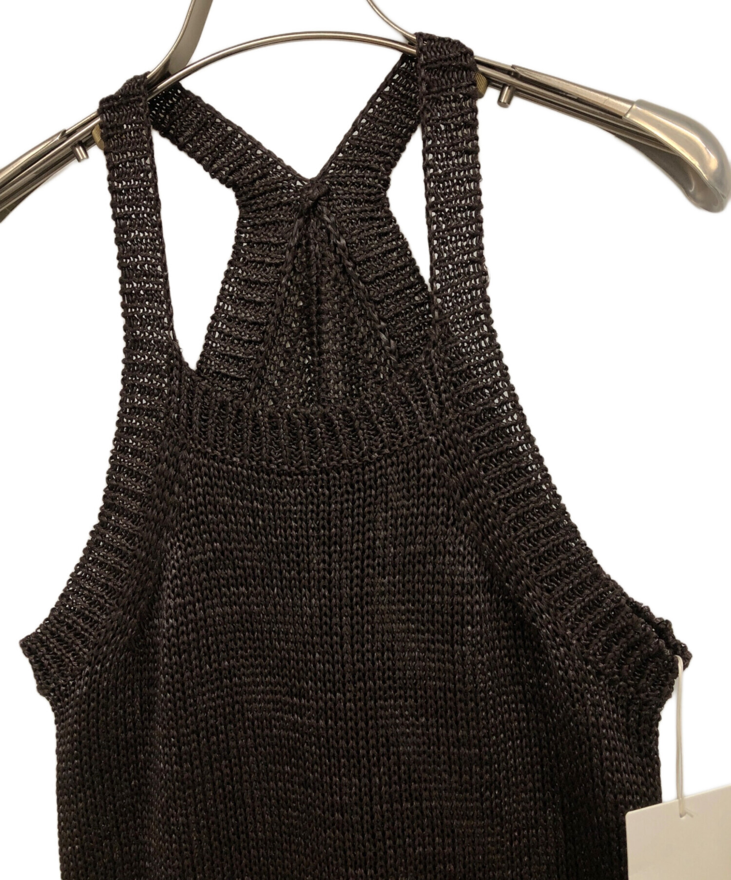 中古・古着通販】anuke (アンヌーク) Strawyarn Knit Onepiece