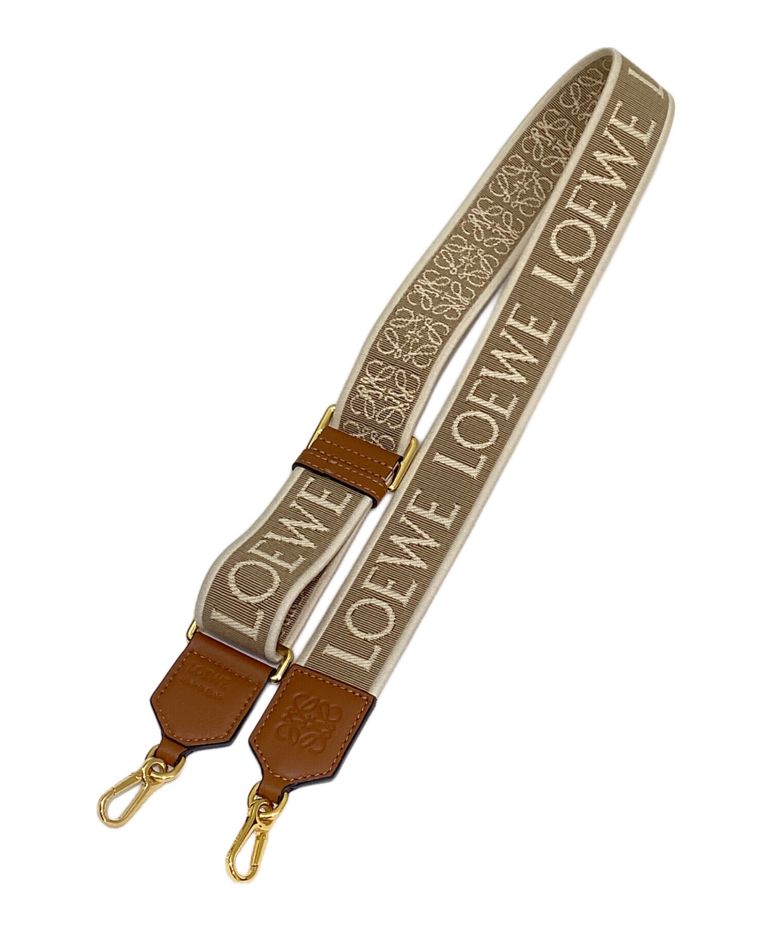中古・古着通販】LOEWE (ロエベ) アナグラムストラップ ベージュ
