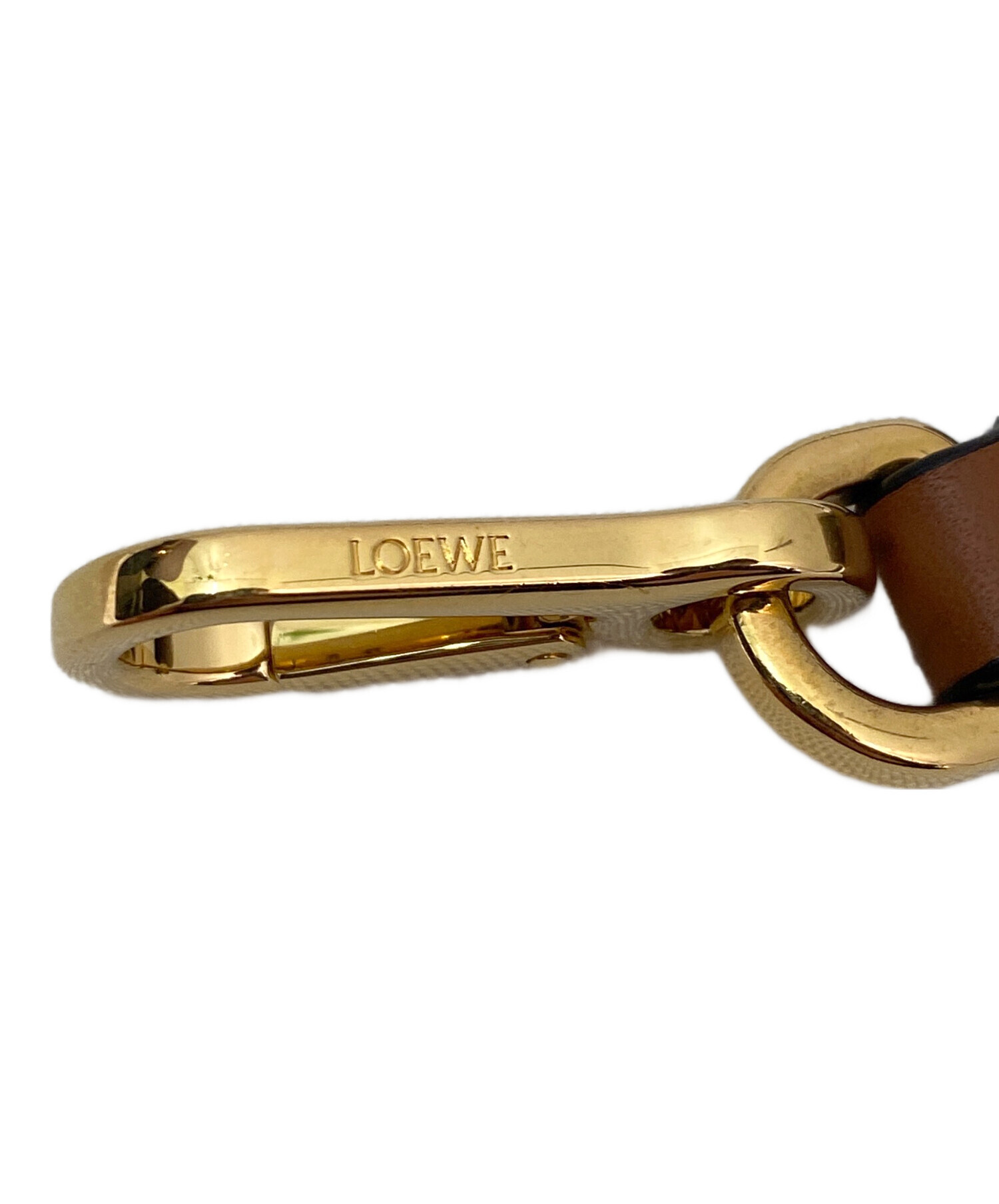 レン　LOEWE ロエベ　ショルダー　ストラップ　ロゴ入り　ベージュ レン LOEWE ロエベ ショルダー ストラップ ロゴ入り ベージュ