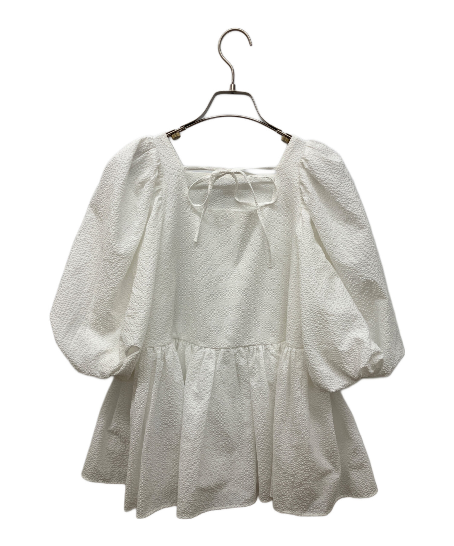 中古・古着通販】Mila Owen (ミラオーウェン) バックリボンバルーン 