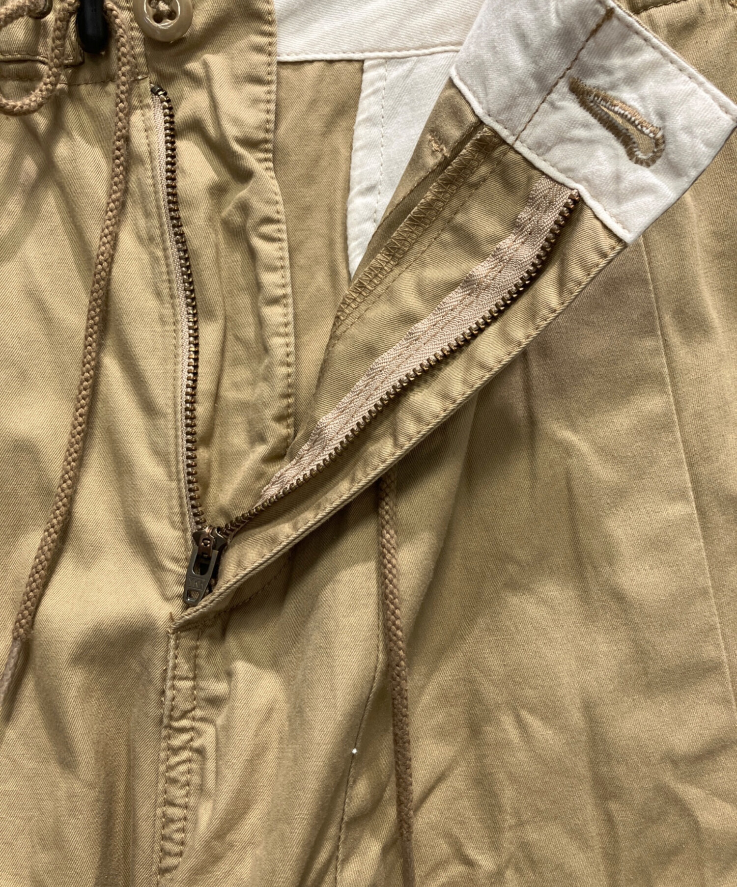 Noodles ベージュ ヒザデルパンツ　サイズ1 中古・古着通販】Needles (ニードルズ) ヒザデルパンツ ベージュ