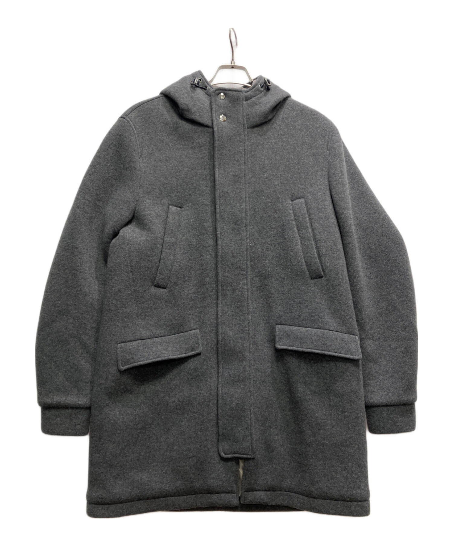 中古・古着通販】HERNO (ヘルノ) フーデッドコート グレー サイズ