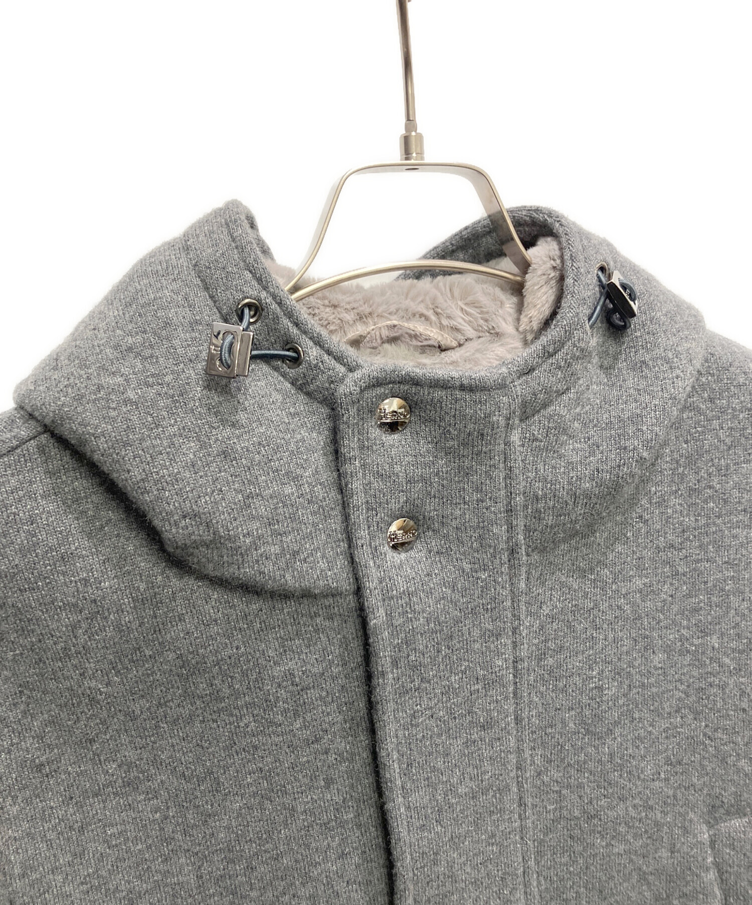 専用！HERNO フーテッドコート/新品未使用 中古・古着通販】HERNO (ヘルノ) フーデッドコート グレー サイズ