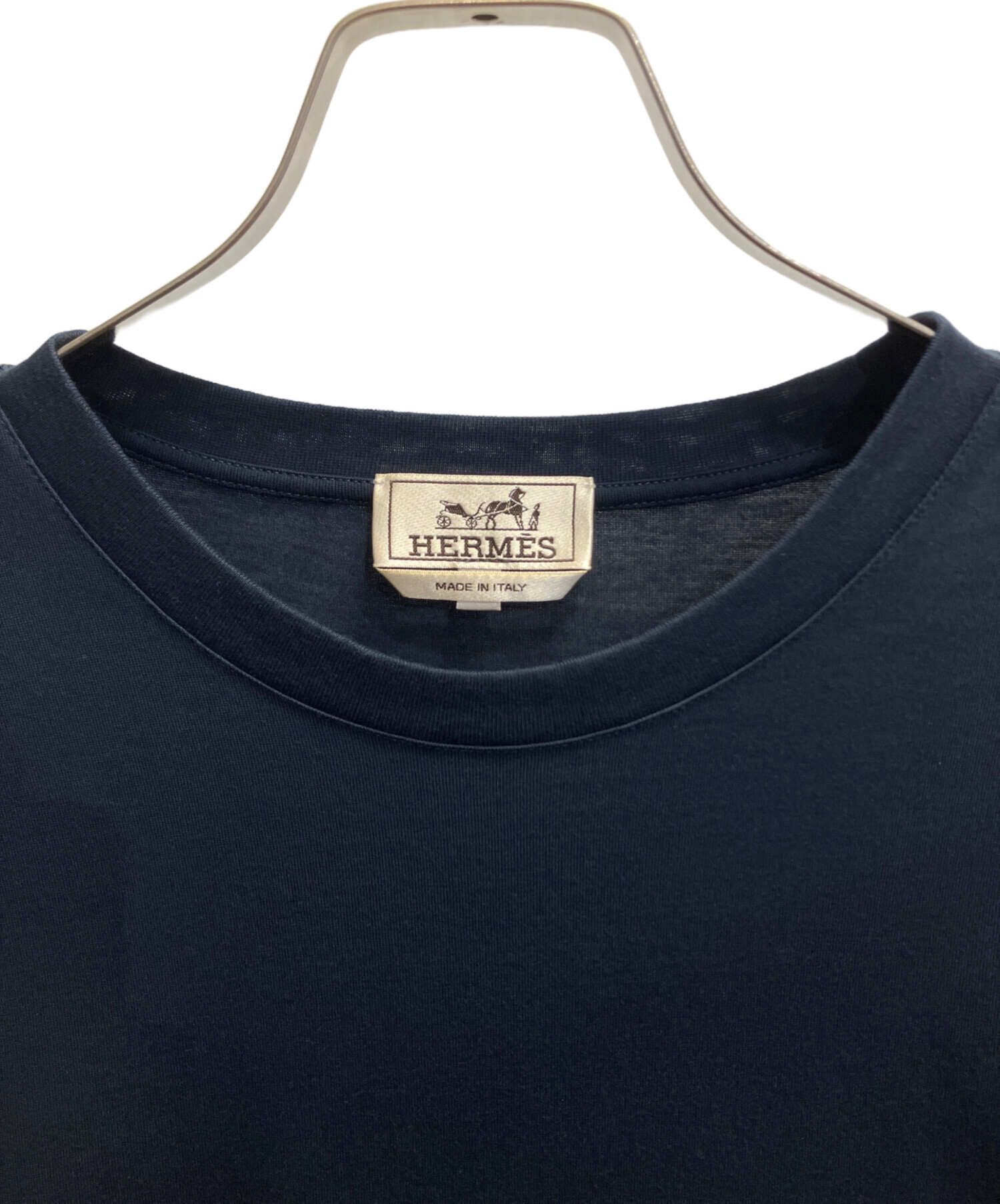 中古・古着通販】HERMES (エルメス) Tシャツ ネイビー サイズ:L
