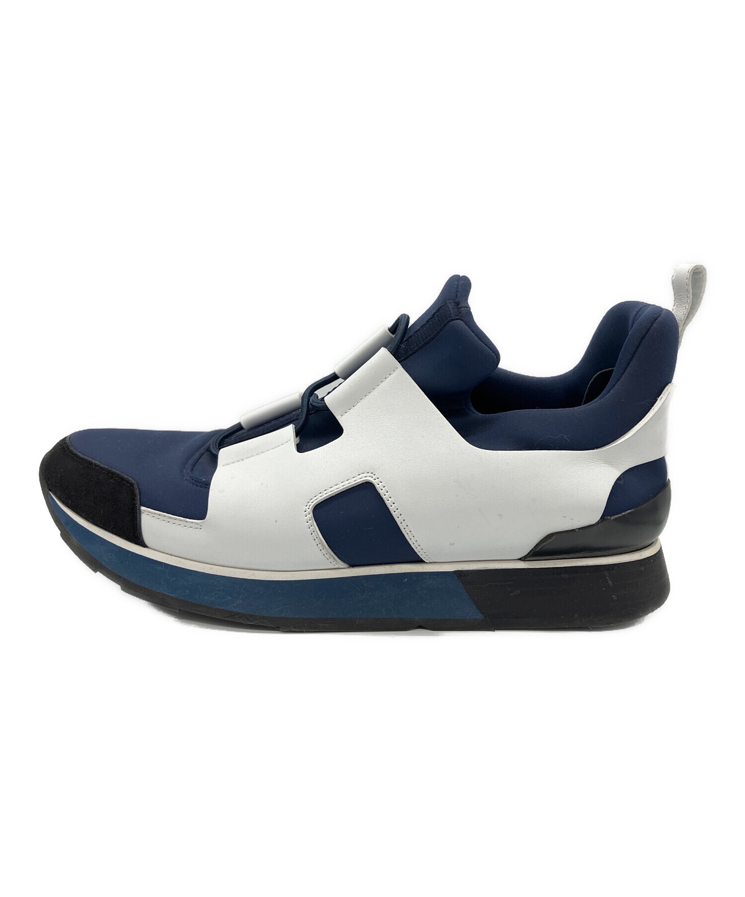 【極美品】HERMES RUN エルメス ラン ネイビー スニーカー 23.5 中古・古着通販】HERMES (エルメス) デニムバウシングスニーカー