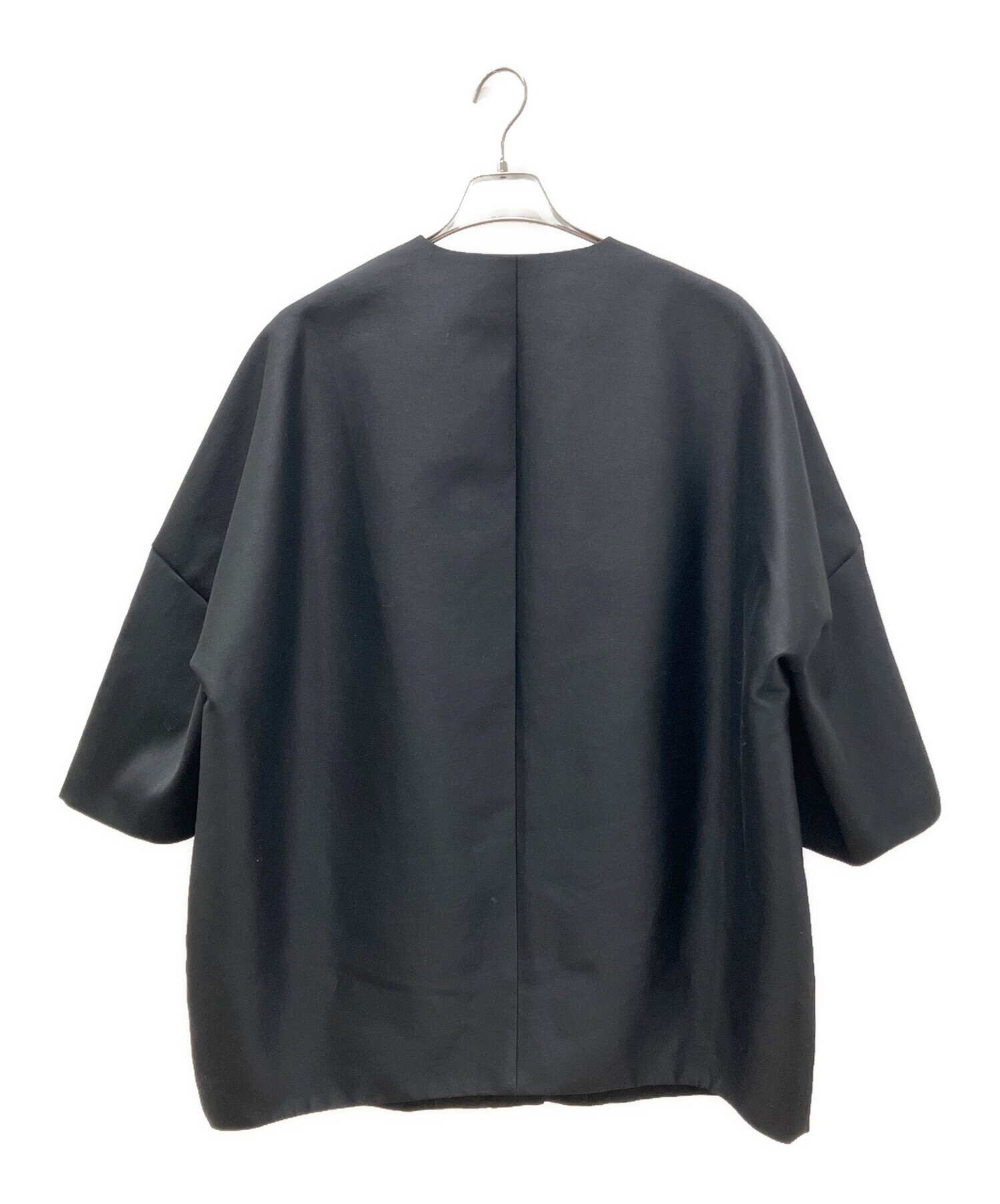 中古・古着通販】Cruciani (クルチアーニ) ノーカラーコクーンコート