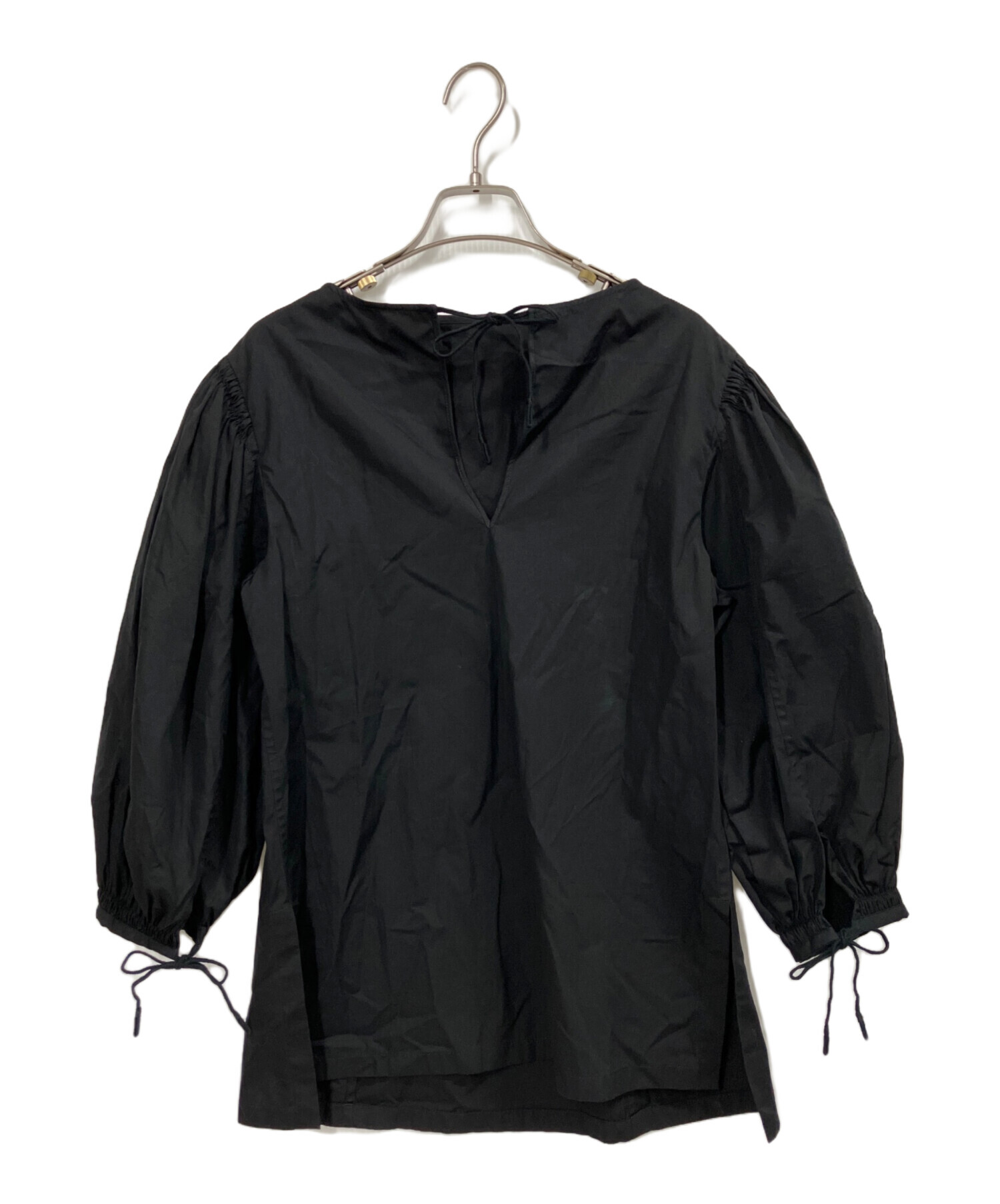 JIL SANDER ジルサンダー/ ブラウス/32/レディースインナー/Bランク/93【中古】 中古・古着通販】JIL SANDER (ジルサンダー) ギャザースリーブブラウス