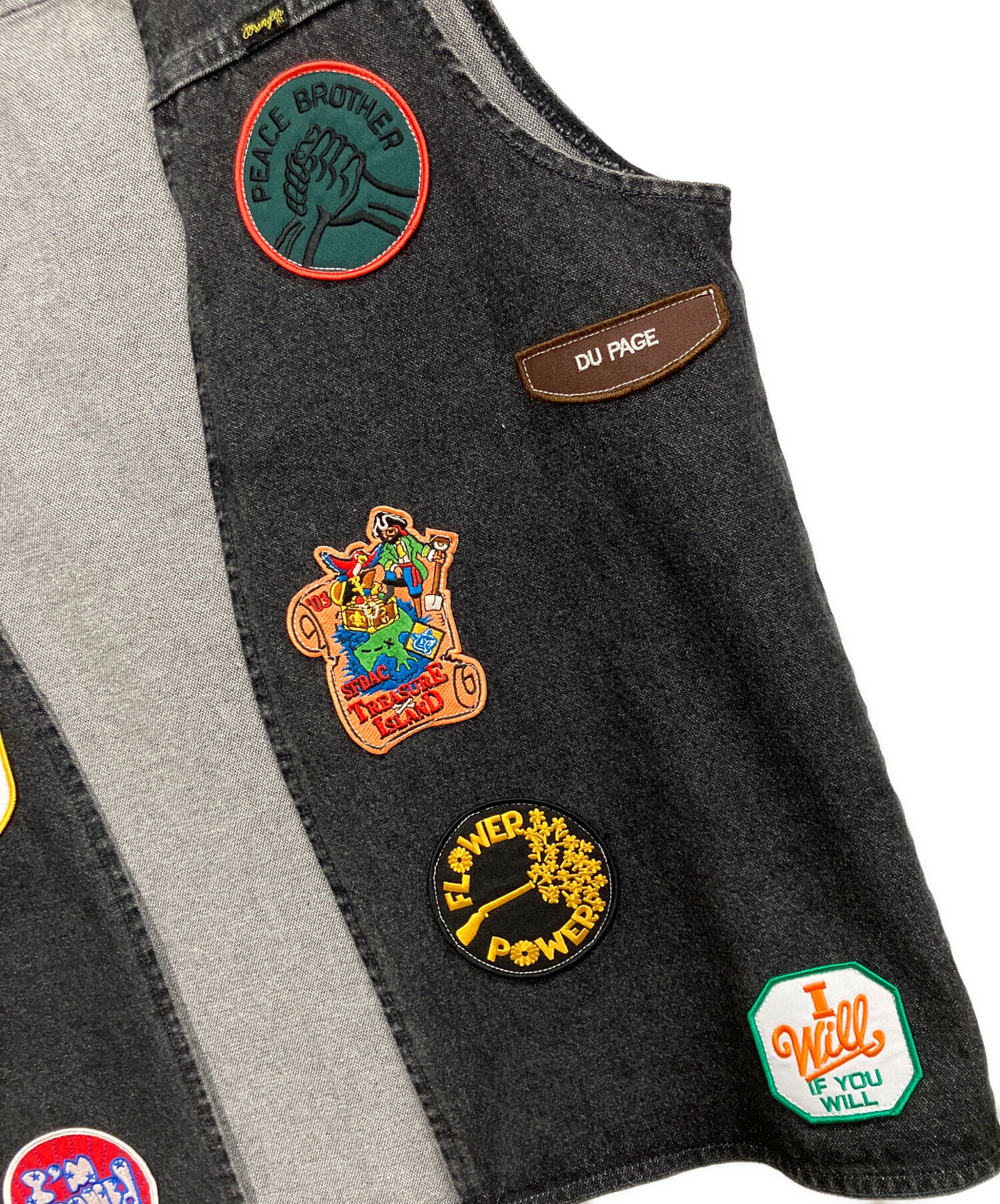 CITYSHOP × wranglers 別注ジレ　ワッペンデニムベスト 中古・古着通販】Wrangler (ラングラー) CITYSHOP (シティショップ