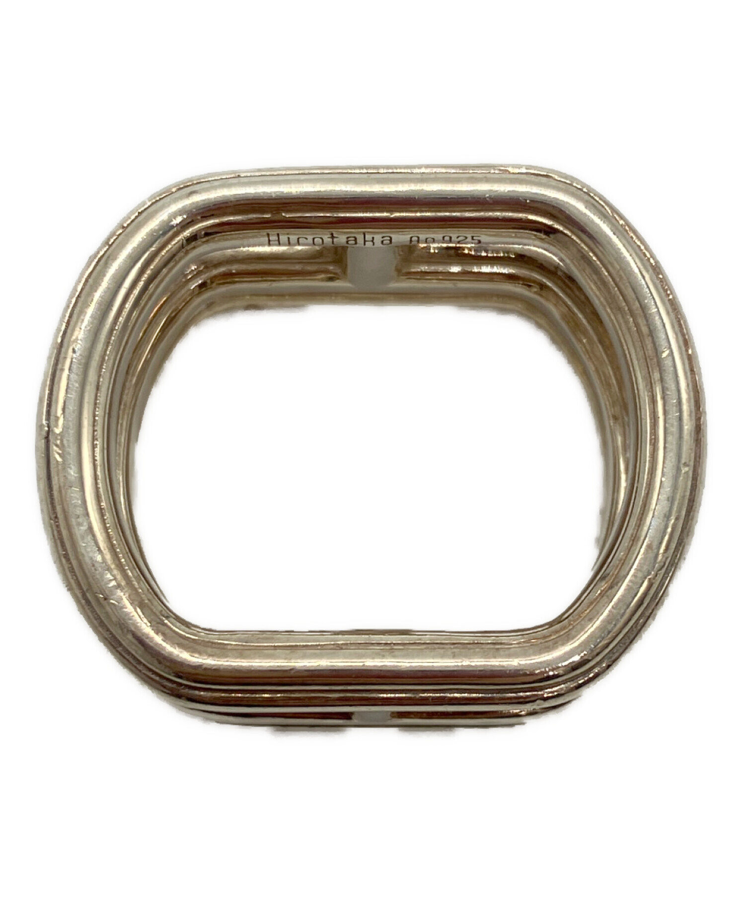 Hirotaka ヒロタカ Sand Dune Layered Ring 10号 中古・古着通販】Hirotaka (ヒロタカ) Sand Dune Layered Ring