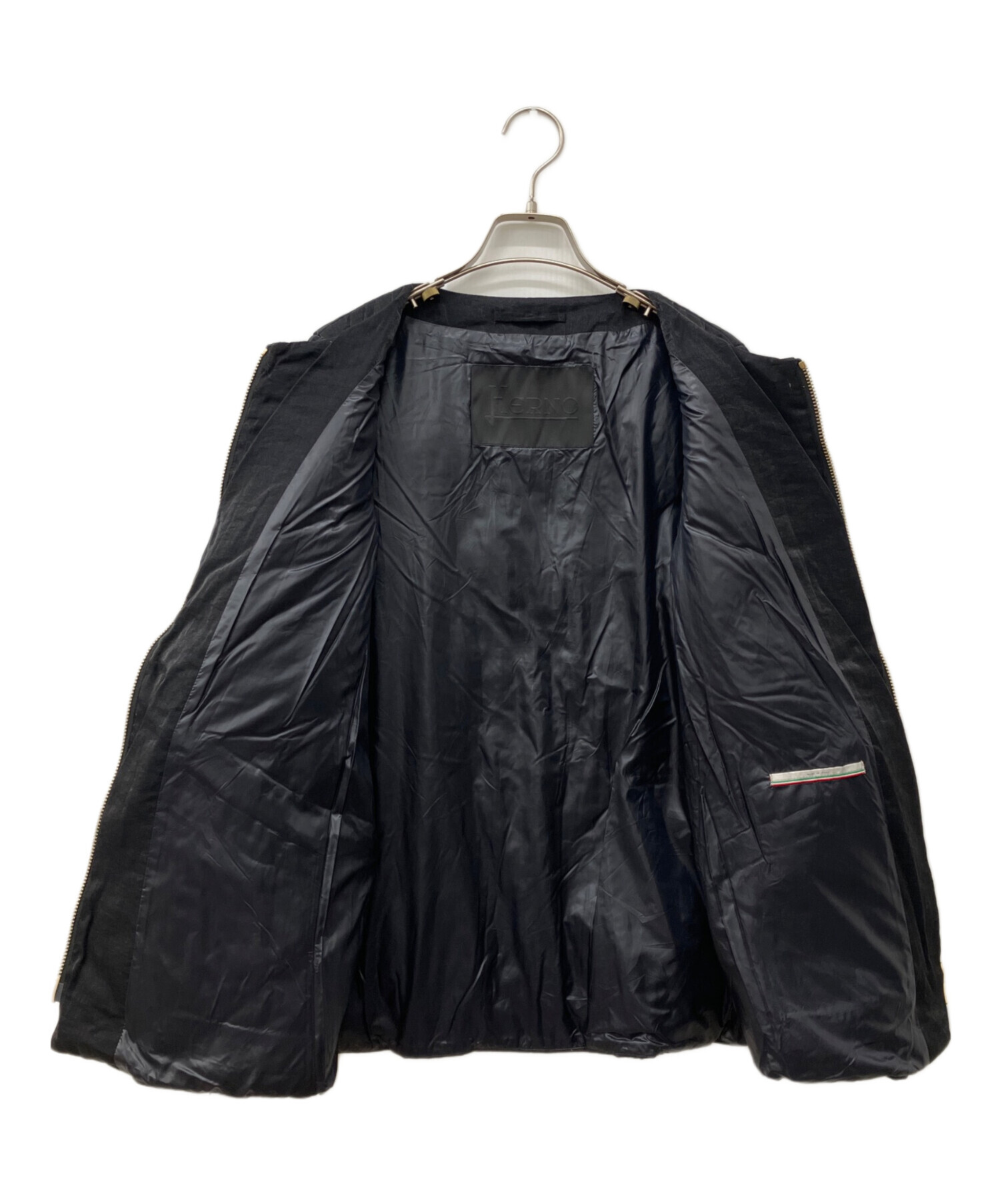 中古・古着通販】HERNO (ヘルノ) ダウンジャケット ブラック サイズ:42