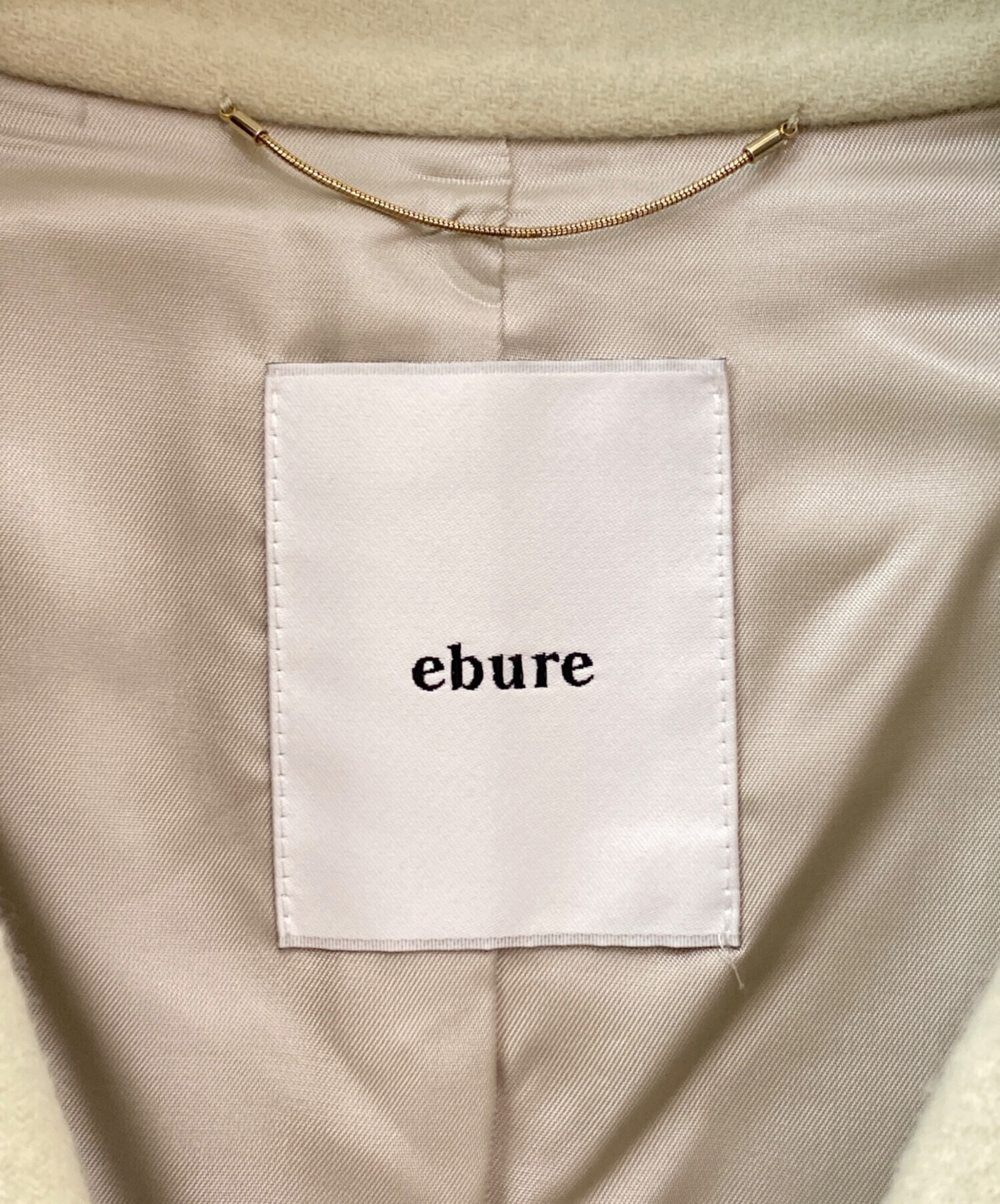 中古・古着通販】ebure (エブール) リバーメルトンショートコート