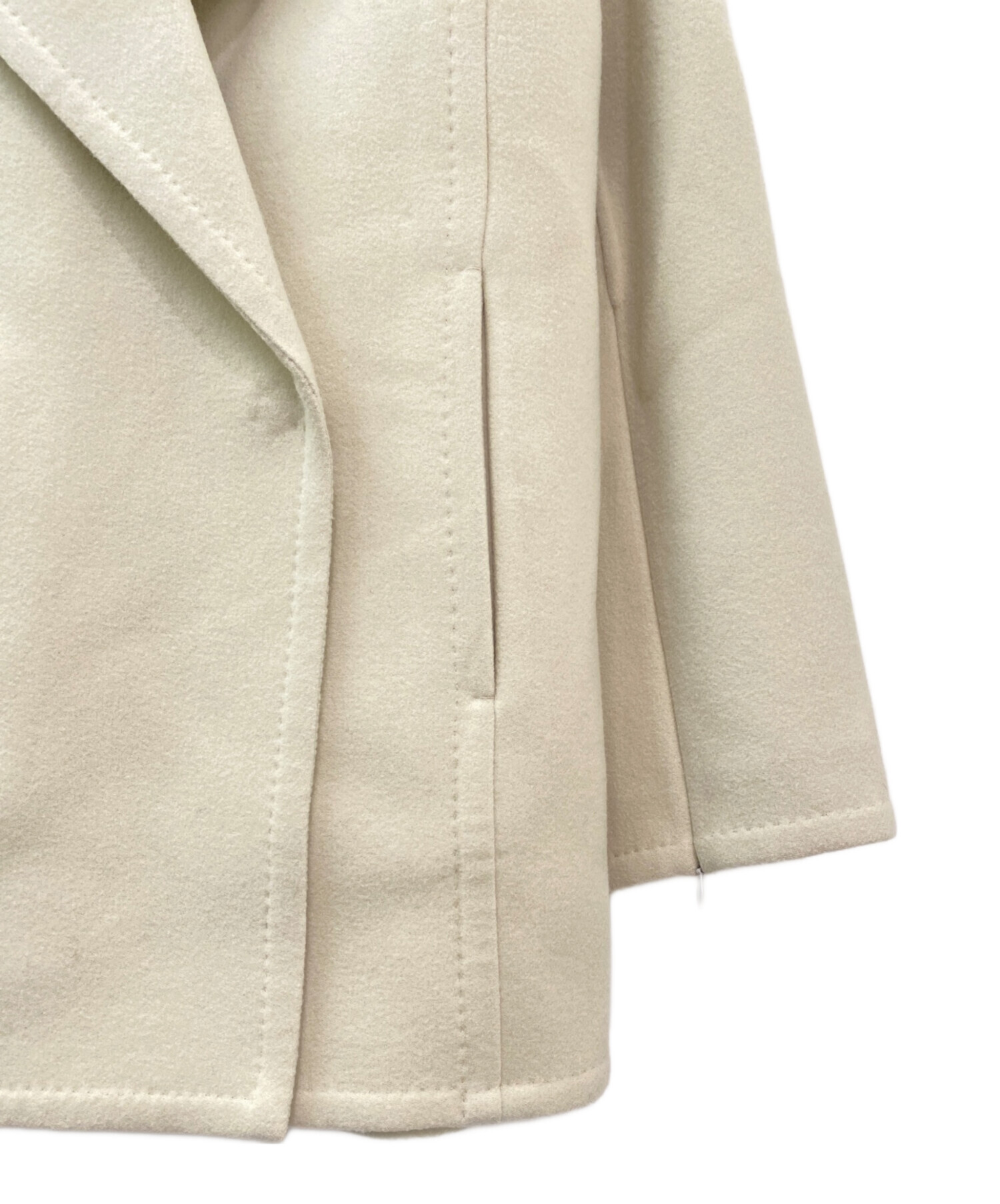 中古・古着通販】ebure (エブール) リバーメルトンショートコート