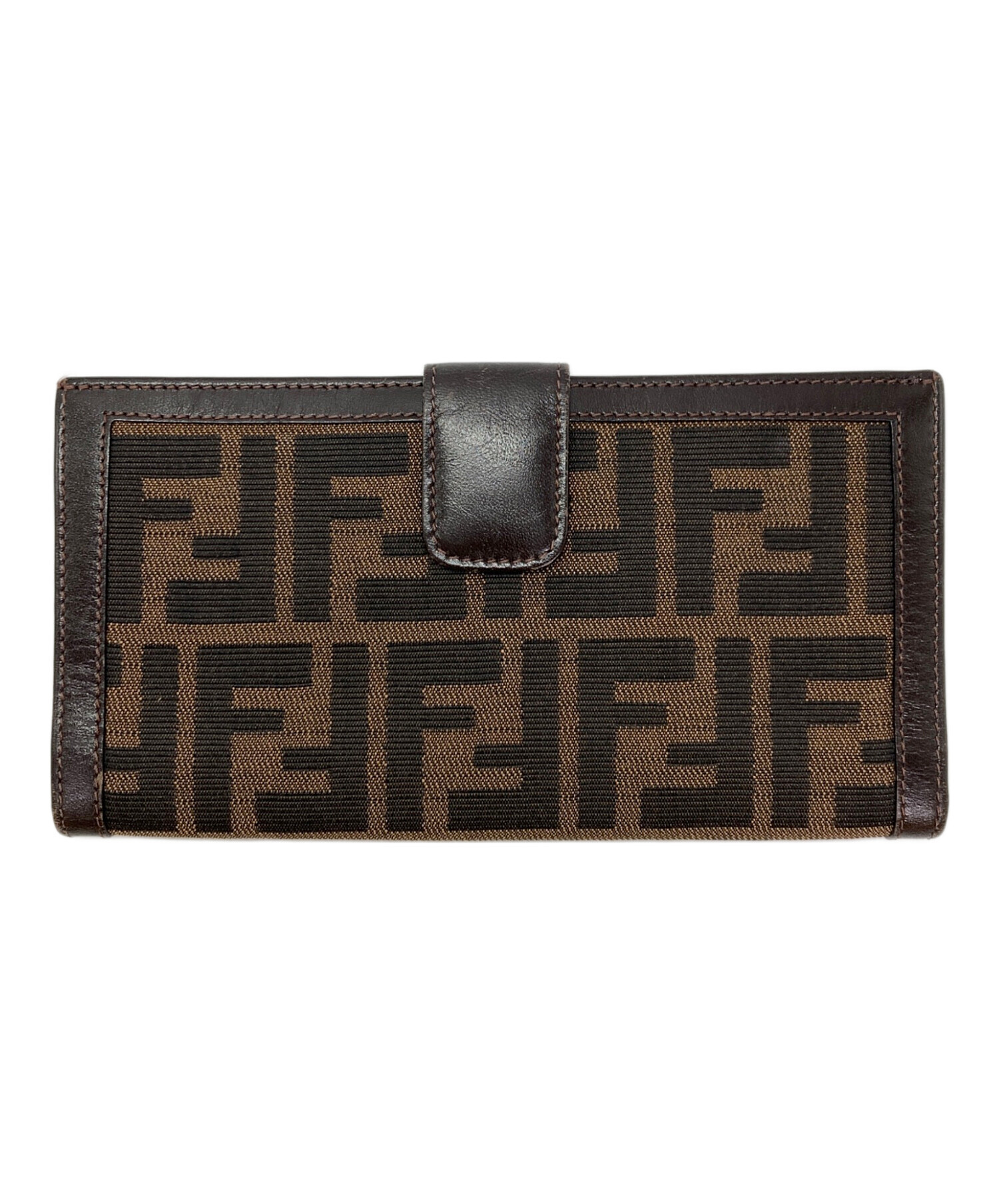 中古・古着通販】FENDI (フェンディ) 2つ折り財布 ブラウン｜ブランド