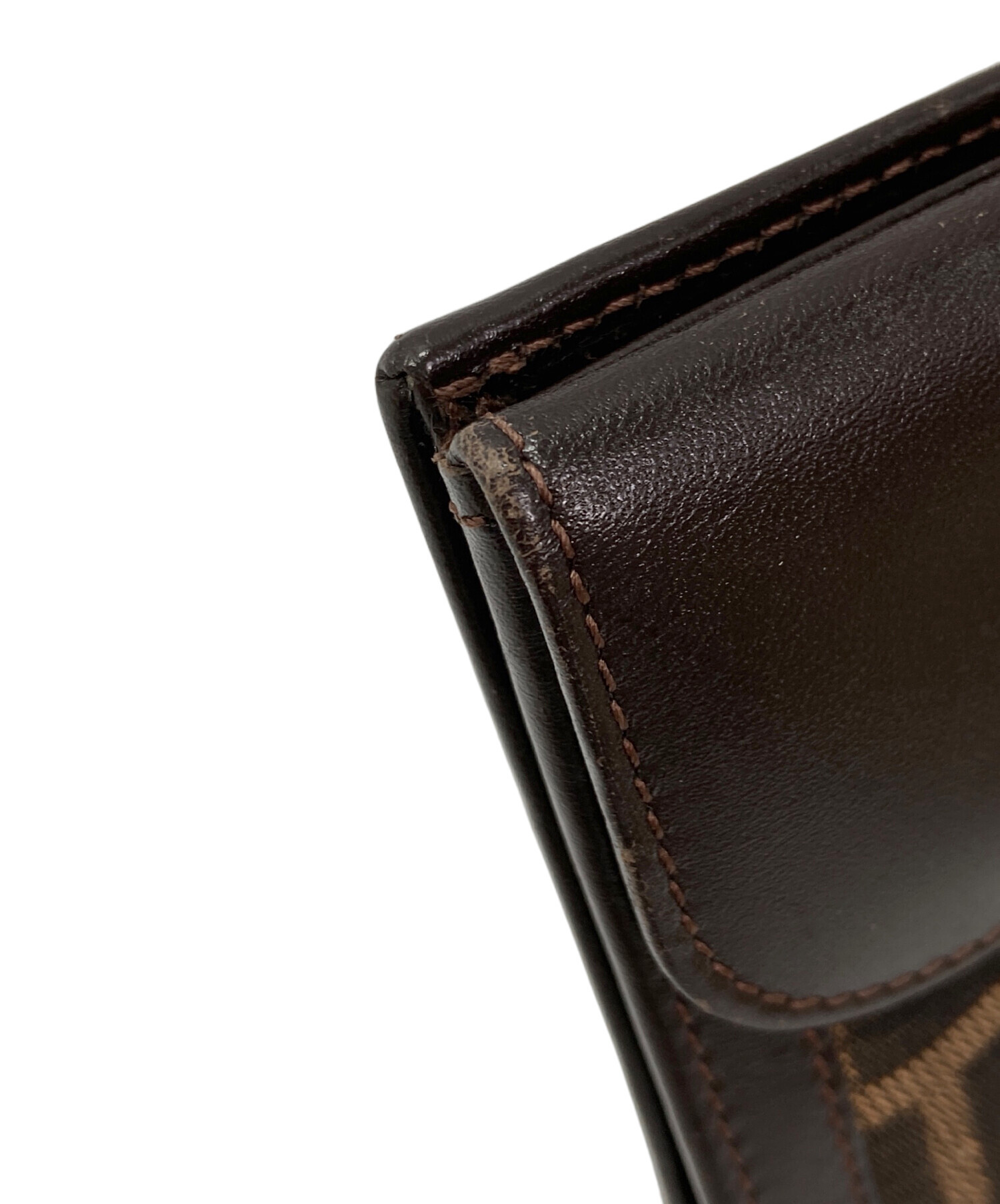 中古・古着通販】FENDI (フェンディ) 2つ折り財布 ブラウン｜ブランド