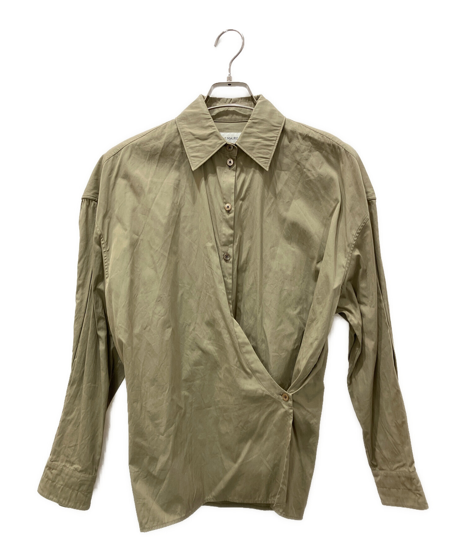 中古・古着通販】LEMAIRE (ルメール) STRAIGHT COLLAR TWISTED SHIRT