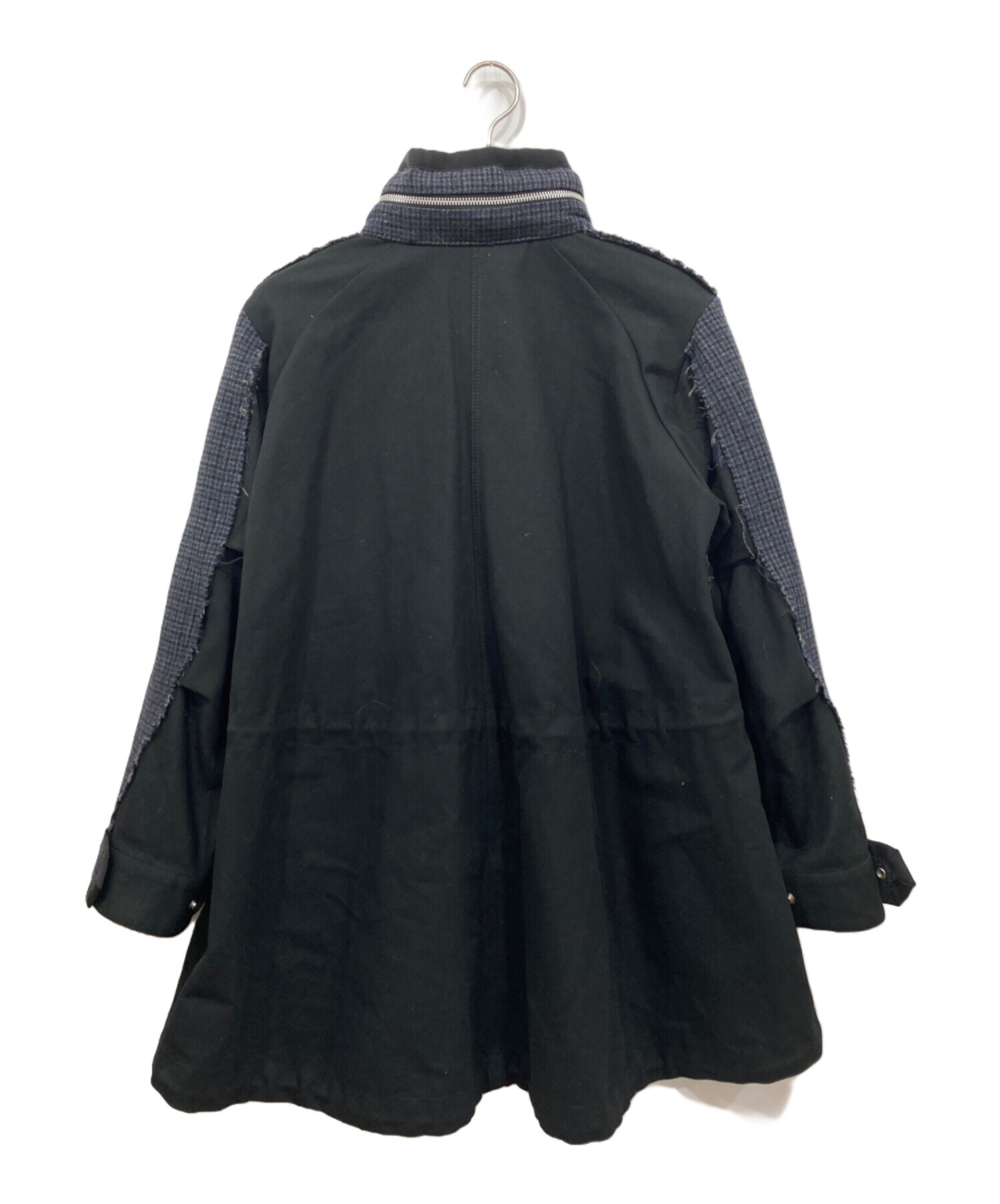 中古・古着通販】sacai (サカイ) ドッキングコート ネイビー サイズ:1