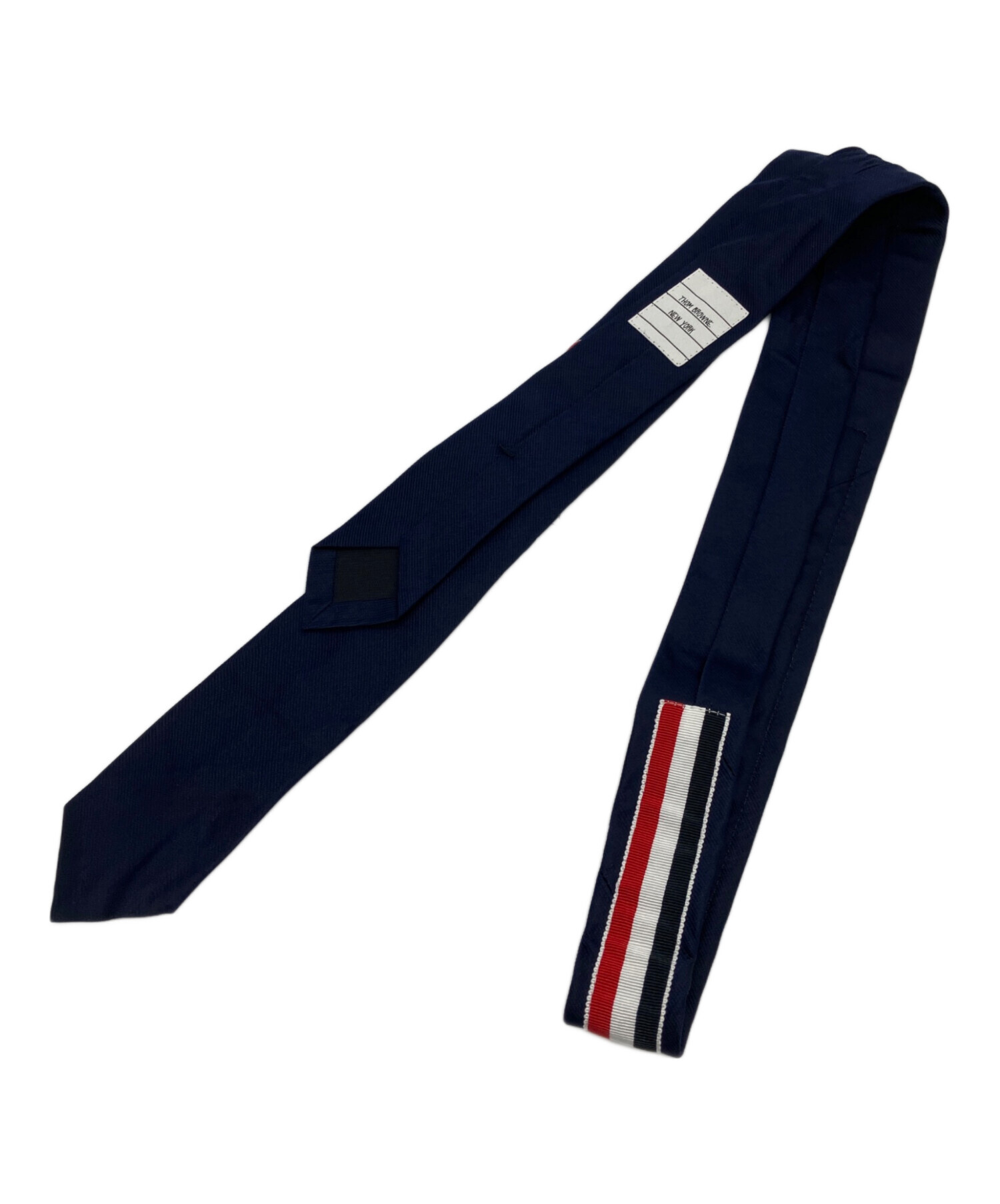 中古・古着通販】Thom Browne (トムブラウン) ネクタイ ネイビー