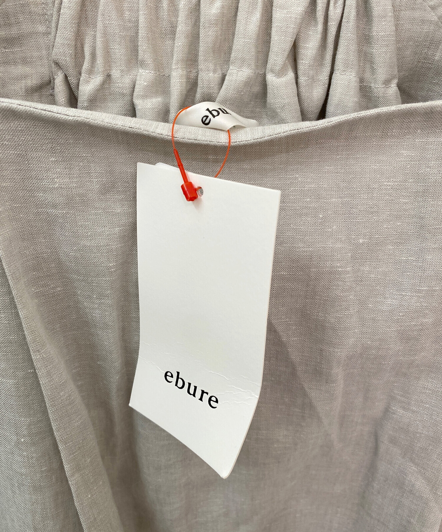 中古・古着通販】ebure (エブール) スラブリネン ハーフスリーブ 