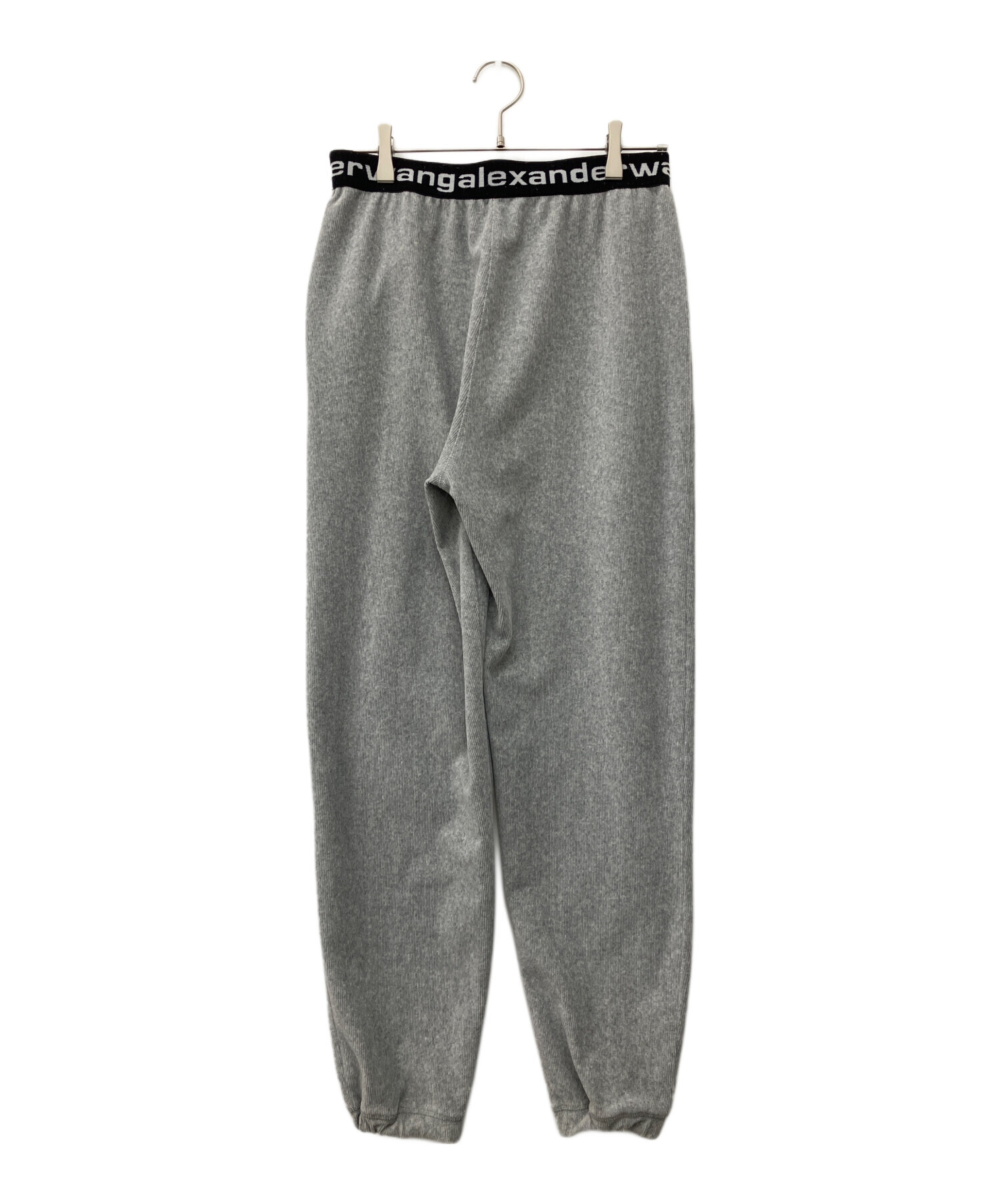 alexanderwang グレー ジョガーパンツ alexander wang - ラスト1点 / JOGGER / GREY AGED W TONAL EMBROIDERY