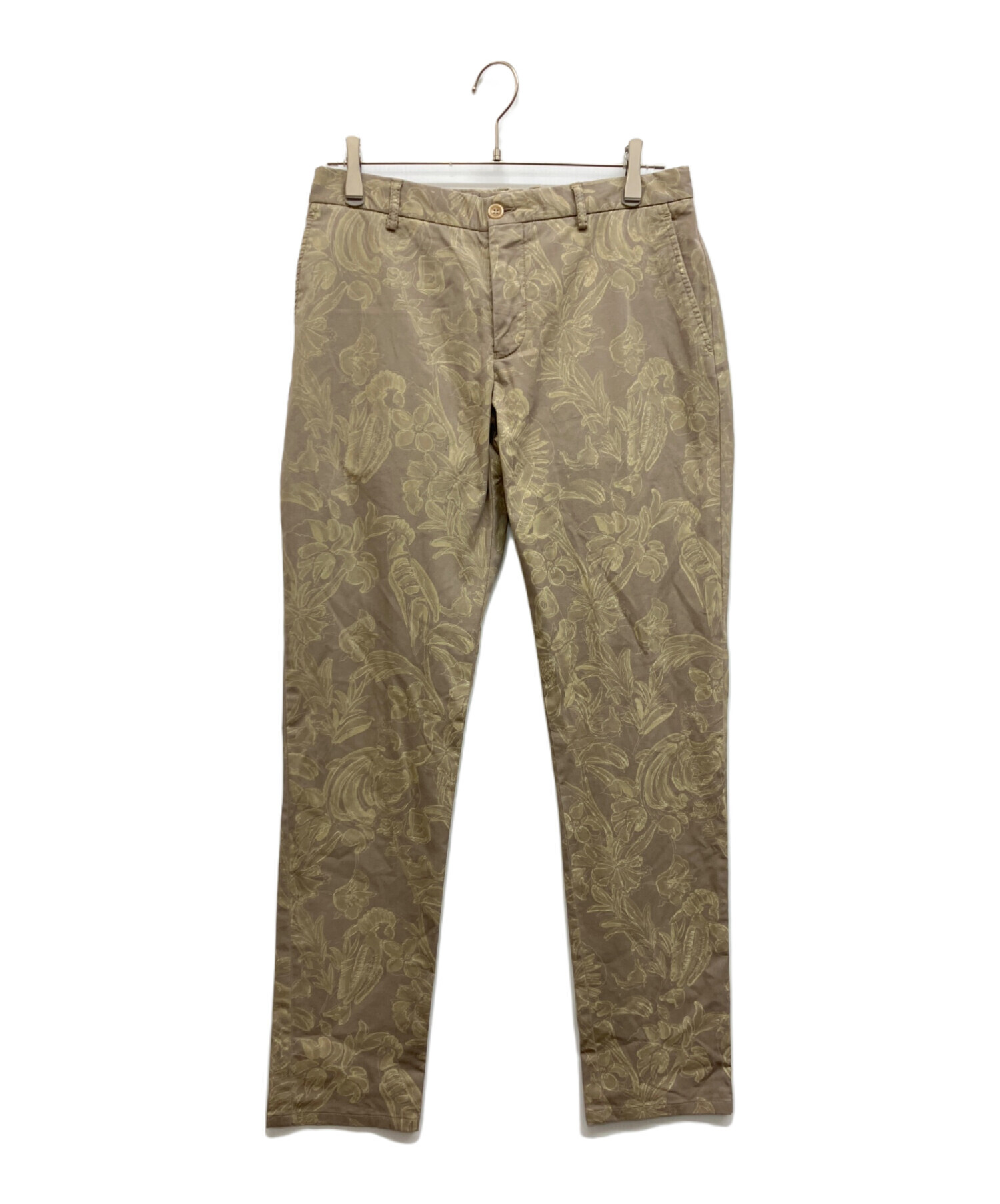 Etro(エトロ) ボタニカルシルク100% リラックスパンツ 中古・古着通販】ETRO (エトロ) ボタニカルプリント テーパードパンツ