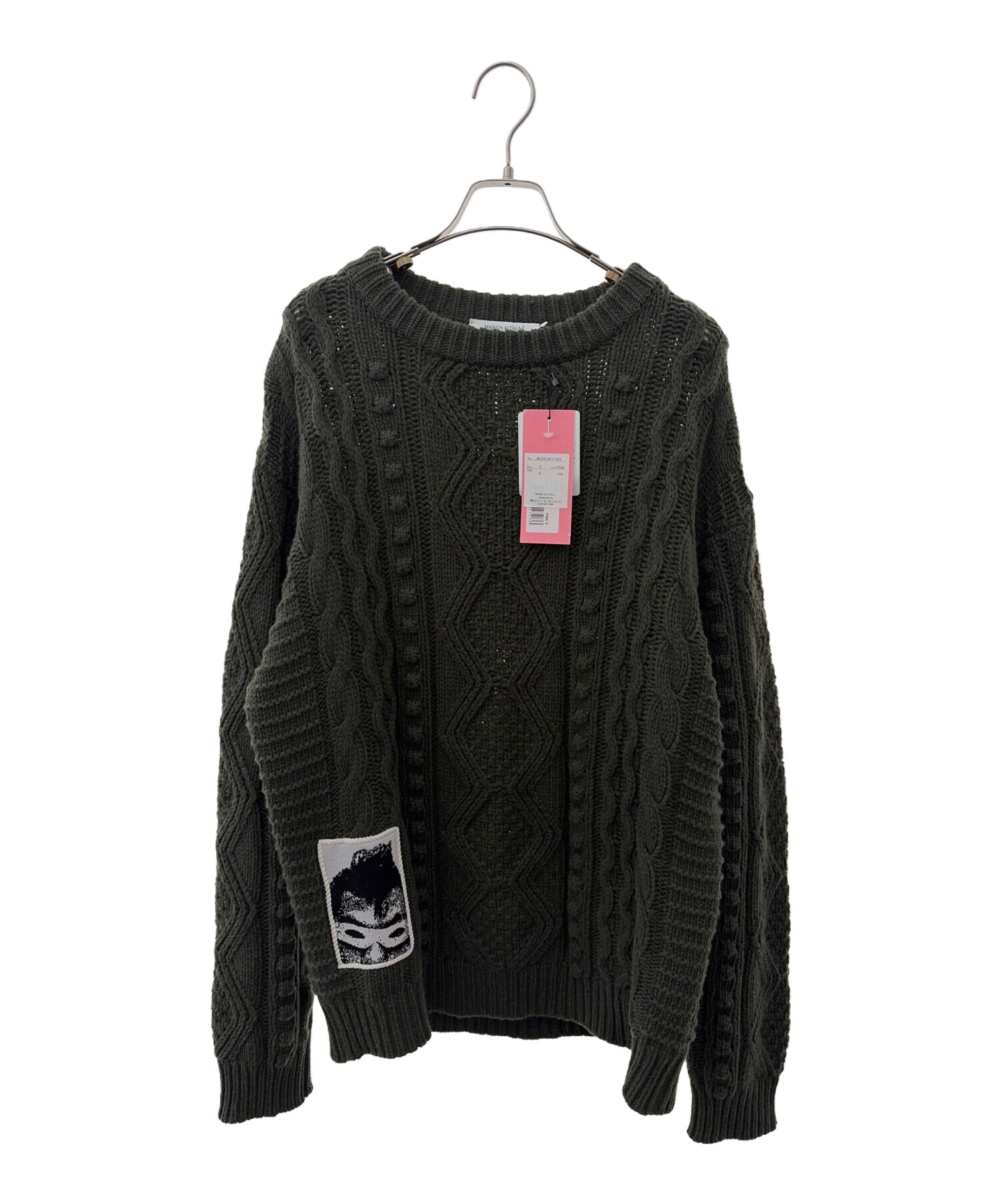 中古・古着通販】MAISON KITSUNE (メゾンキツネ) OLY CHUNKY ARAN KNIT
