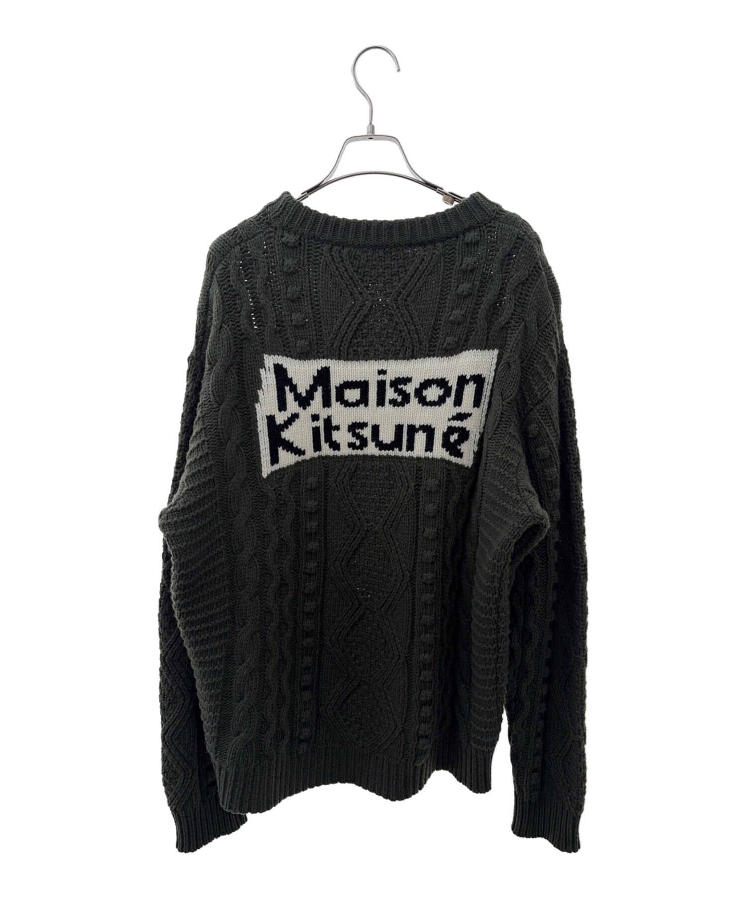 中古・古着通販】MAISON KITSUNE (メゾンキツネ) OLY CHUNKY ARAN KNIT