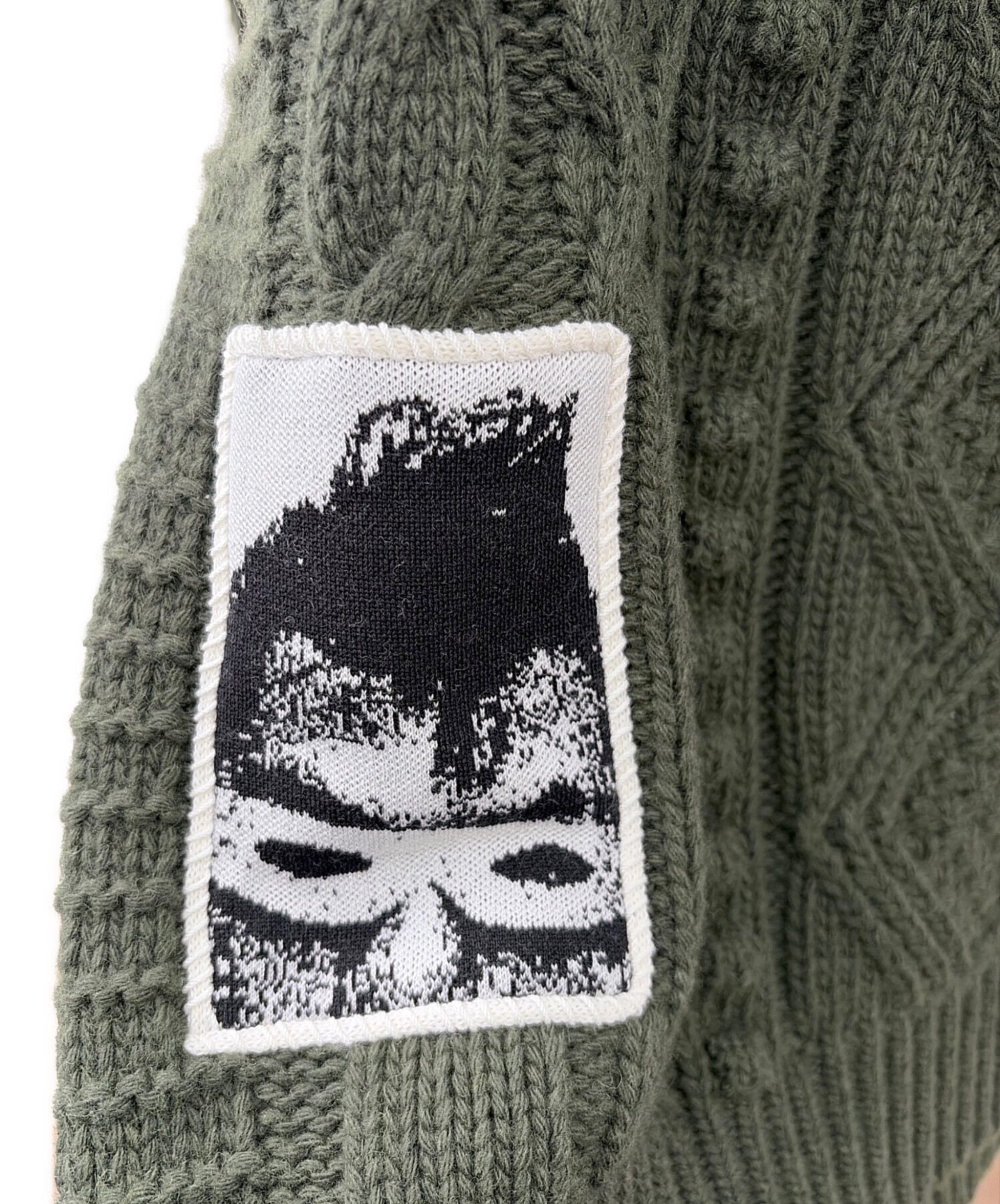 中古・古着通販】MAISON KITSUNE (メゾンキツネ) OLY CHUNKY ARAN KNIT