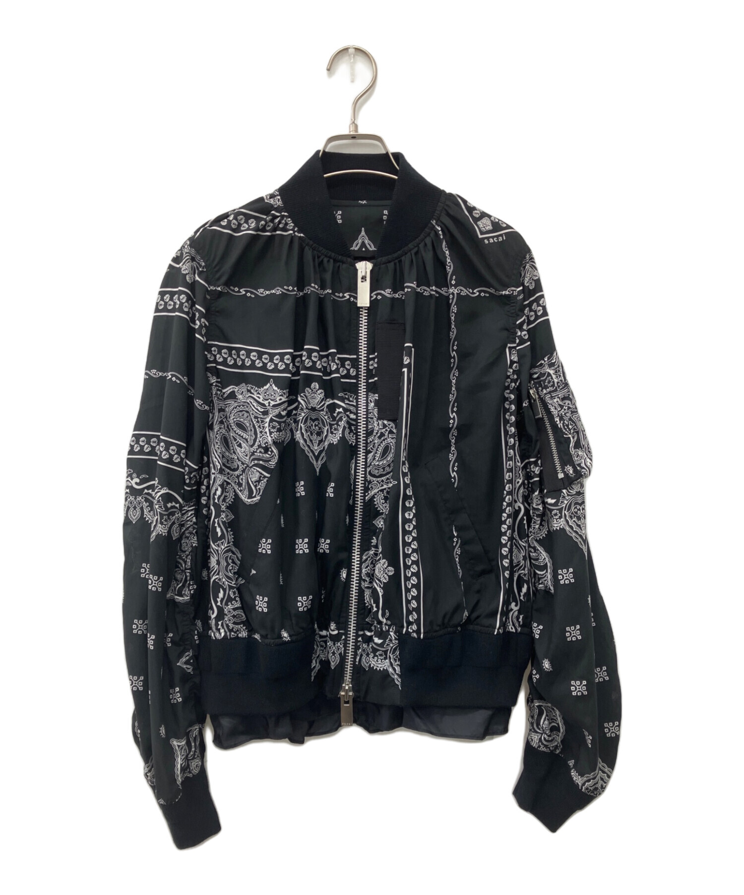 中古・古着通販】sacai (サカイ) バンダナプリント ボンバージャケット 