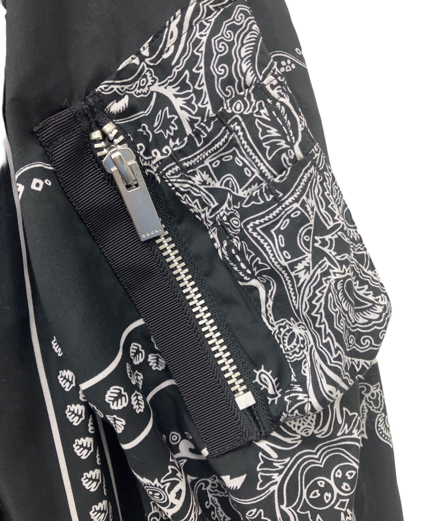 中古・古着通販】sacai (サカイ) バンダナプリント ボンバージャケット 