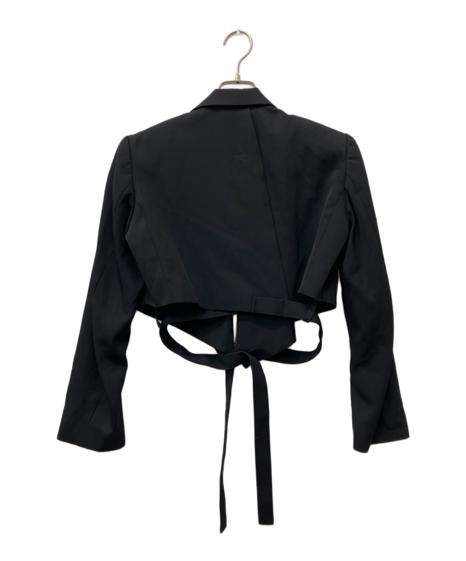 中古・古着通販】Ujoh (ウジョー) WRAP Short JKT ブラック サイズ:2