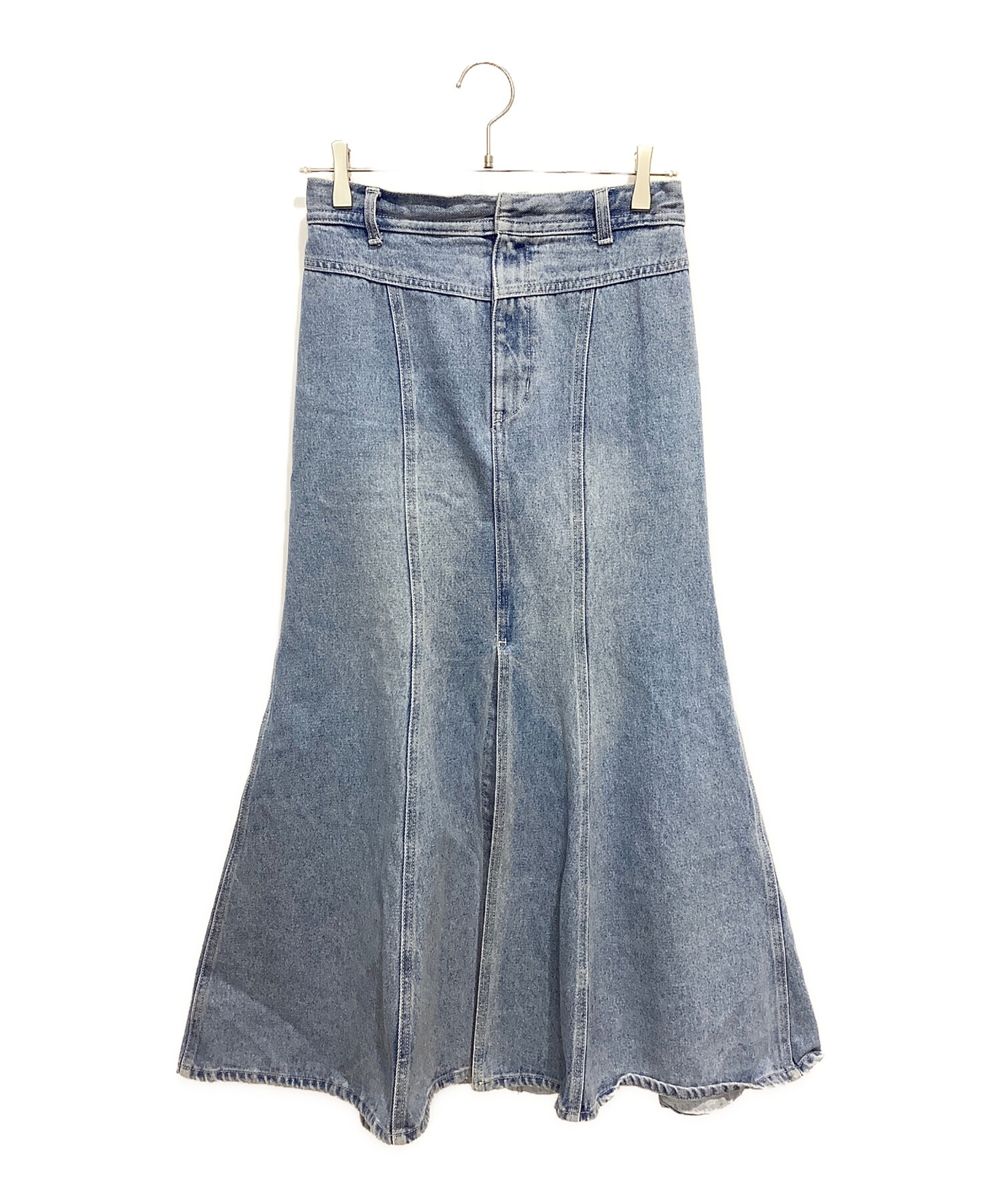 Herlipto Mermaid Slit Denim Skirt 【公式通販】