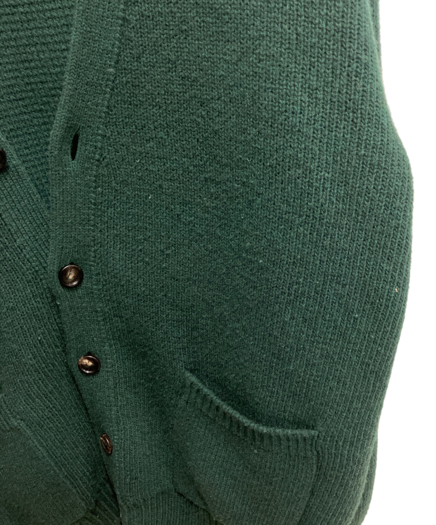 中古・古着通販】BOTTEGA VENETA (ボッテガベネタ) V-neck Rib-knitted