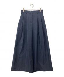 ルネ　36 中古・古着通販】Rene (ルネ) タックワイドパンツ ネイビー サイズ:38