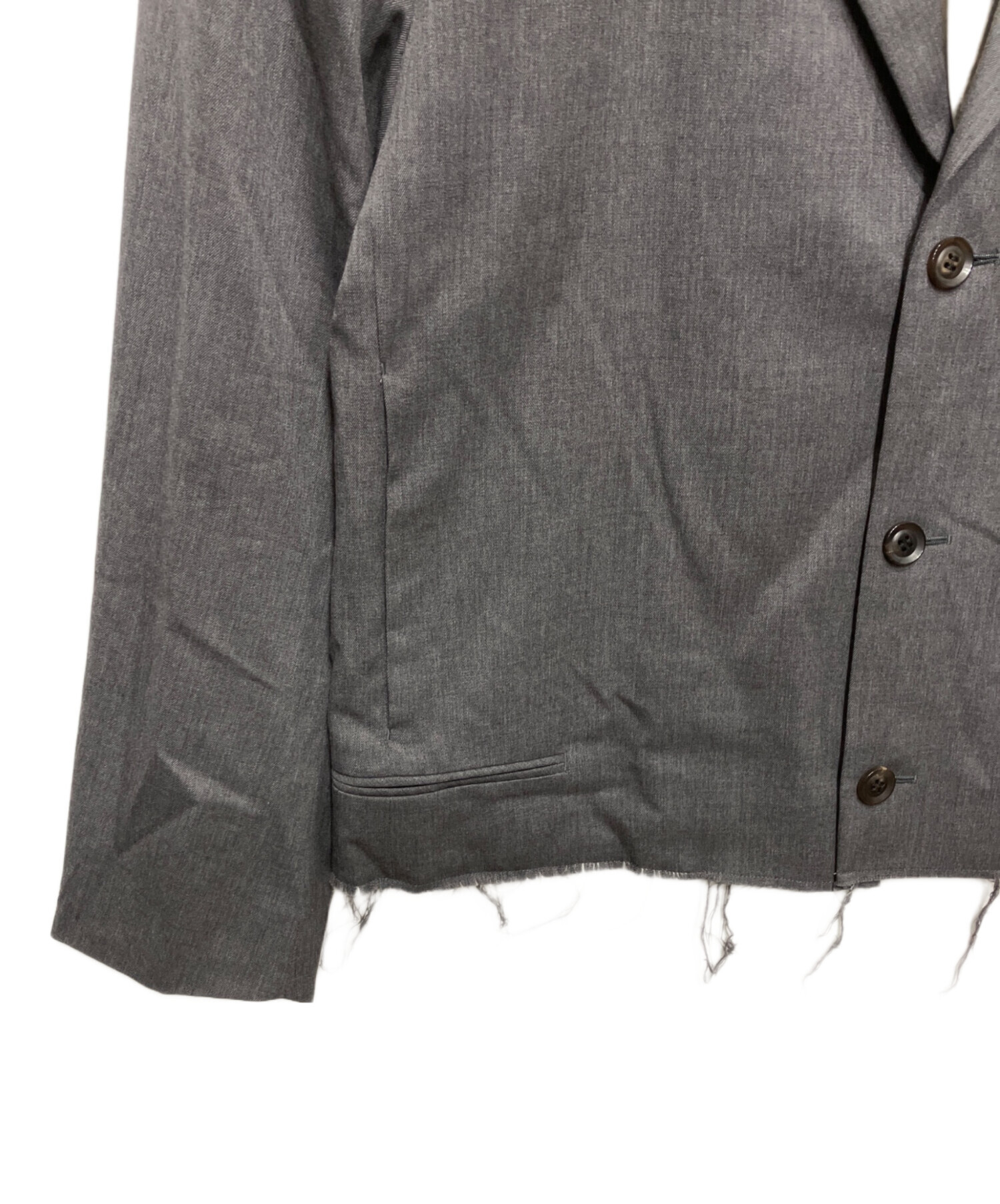 中古・古着通販】doublet (ダブレット) CUT OFF OVER SIZED TAILORED