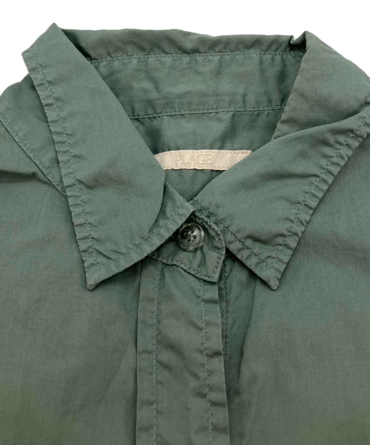 中古・古着通販】Plage (プラージュ) Compact シャツ グリーン サイズ
