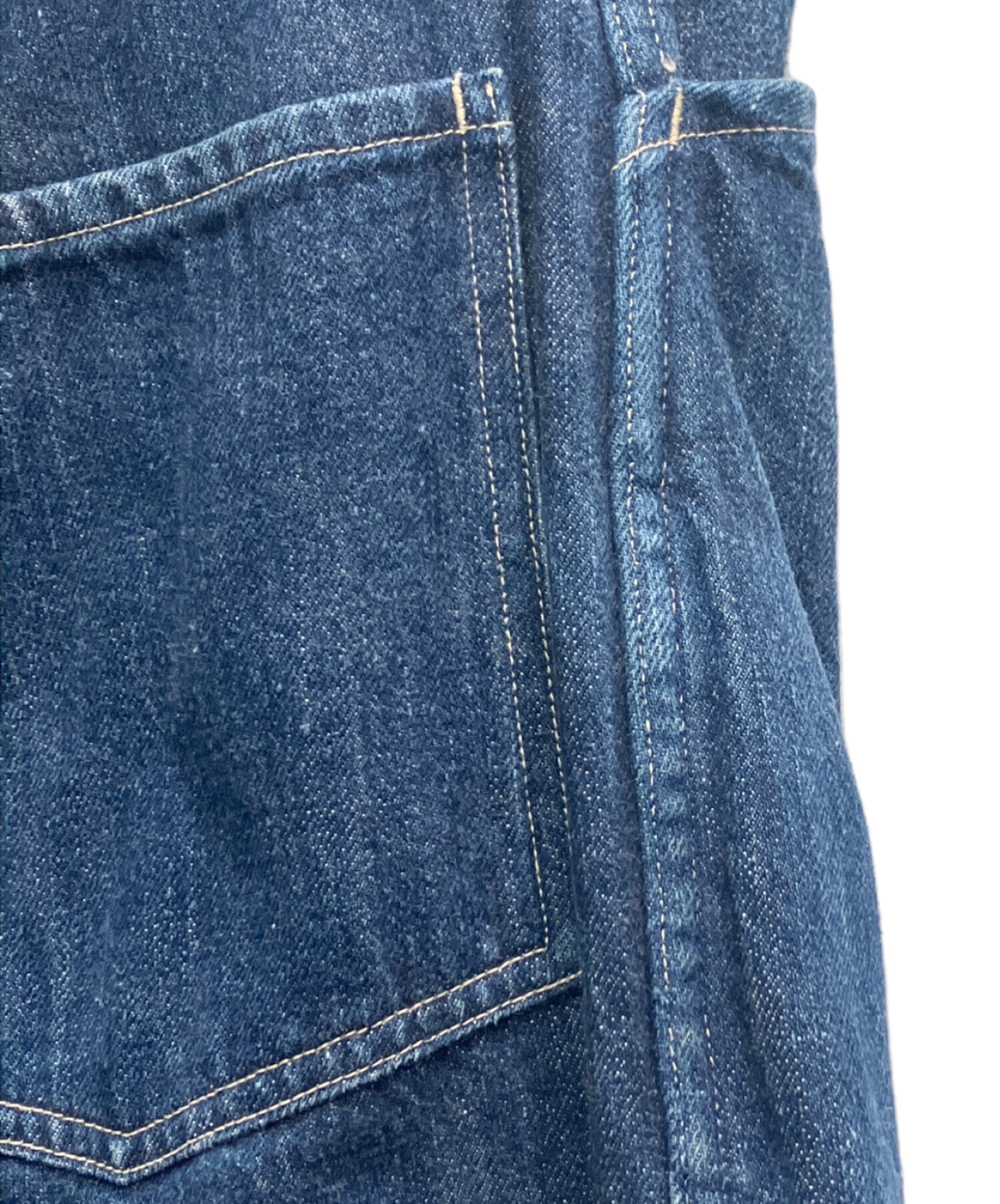 中古・古着通販】COMOLI (コモリ) デニムベルテッドパンツ インディゴ