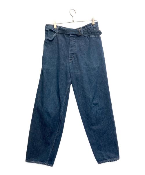 中古・古着通販】COMOLI (コモリ) デニムベルテッドパンツ インディゴ