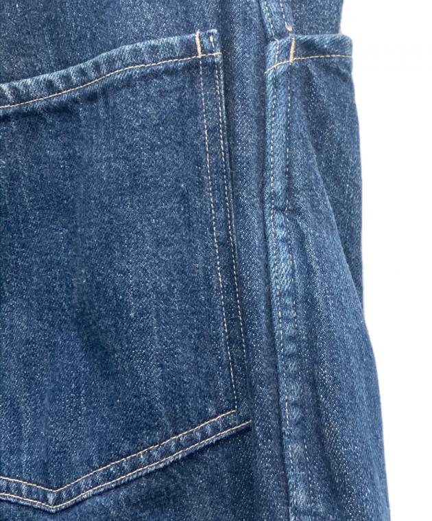 中古・古着通販】COMOLI (コモリ) デニムベルテッドパンツ インディゴ