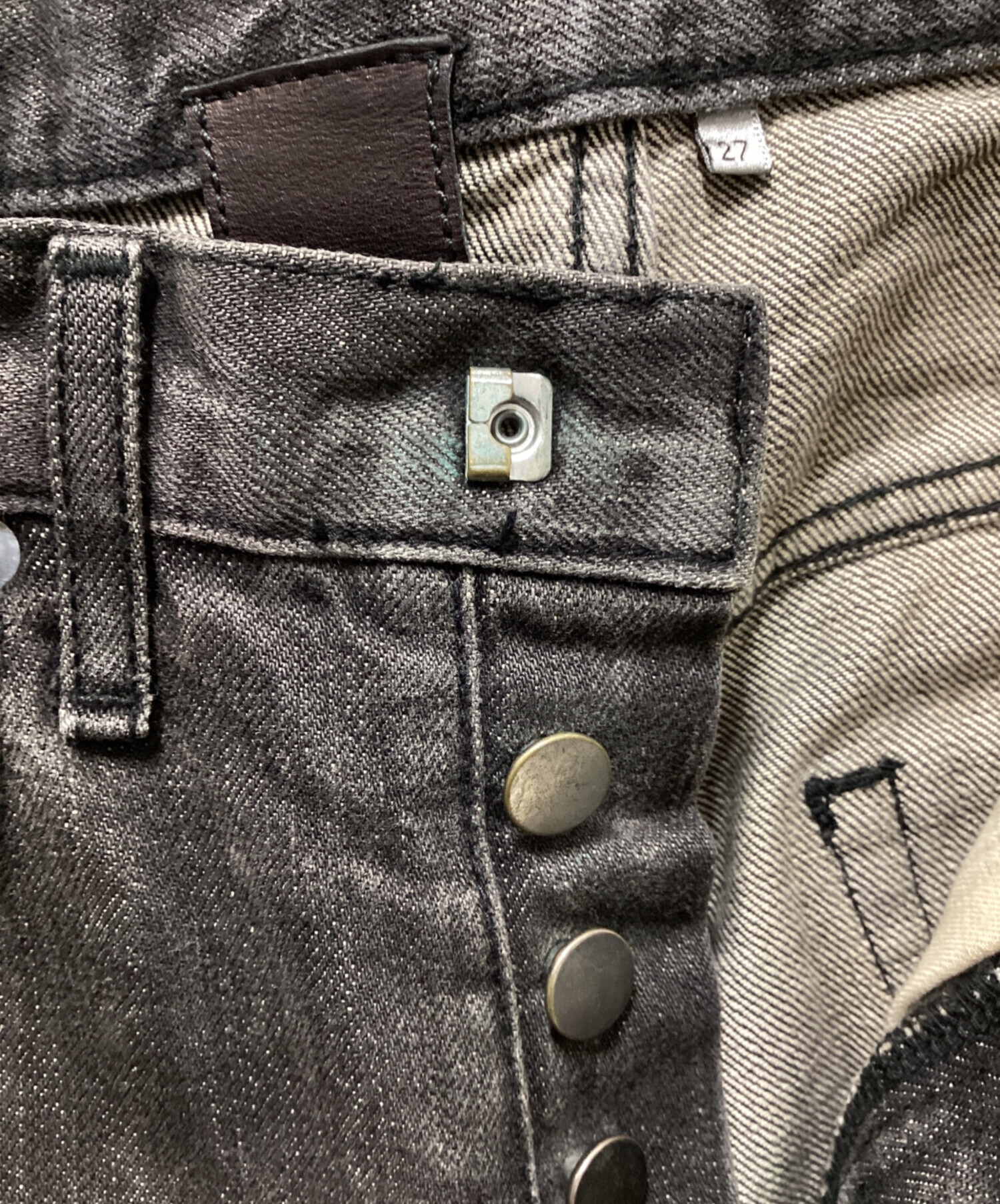中古・古着通販】Dior Homme (ディオール オム) 爪痕加工デニム