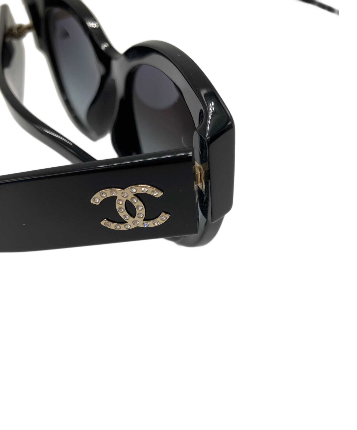中古・古着通販】CHANEL (シャネル) サイドロゴフレームサングラス