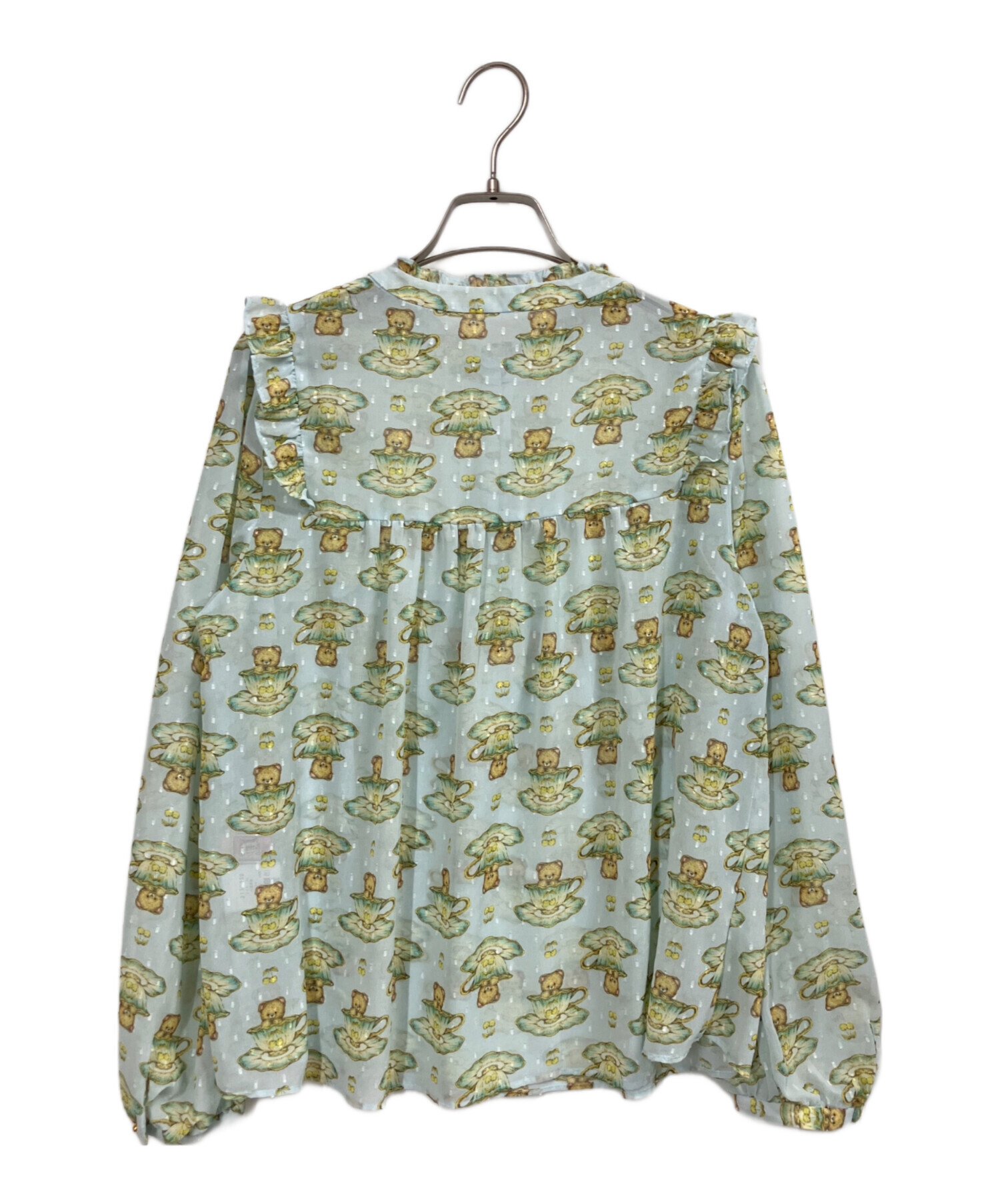 中古・古着通販】yukiemon (ユキエモン) ティーカップベアブラウス